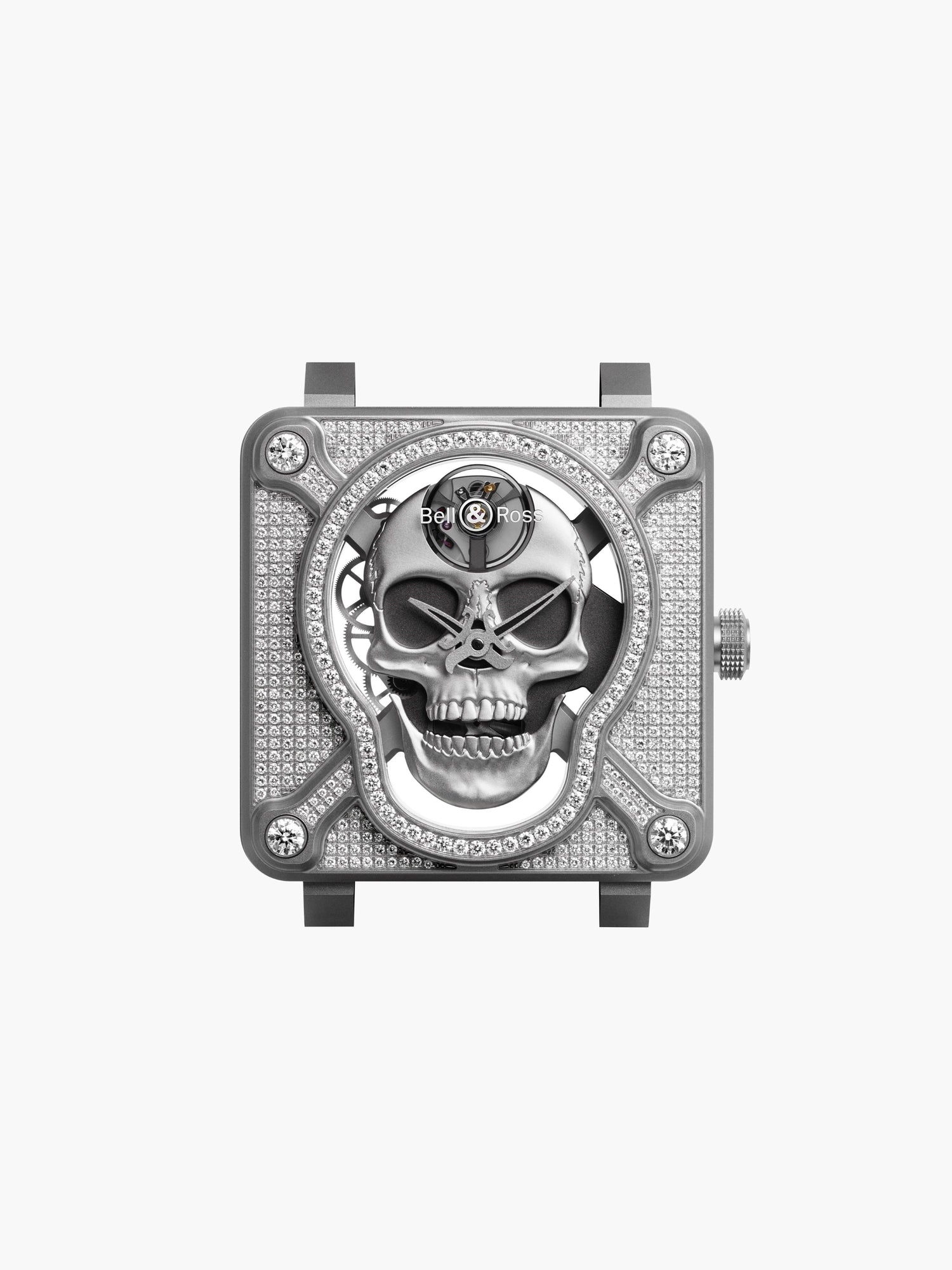 BR 01 LAUGHING SKULL FULL DIAMOND