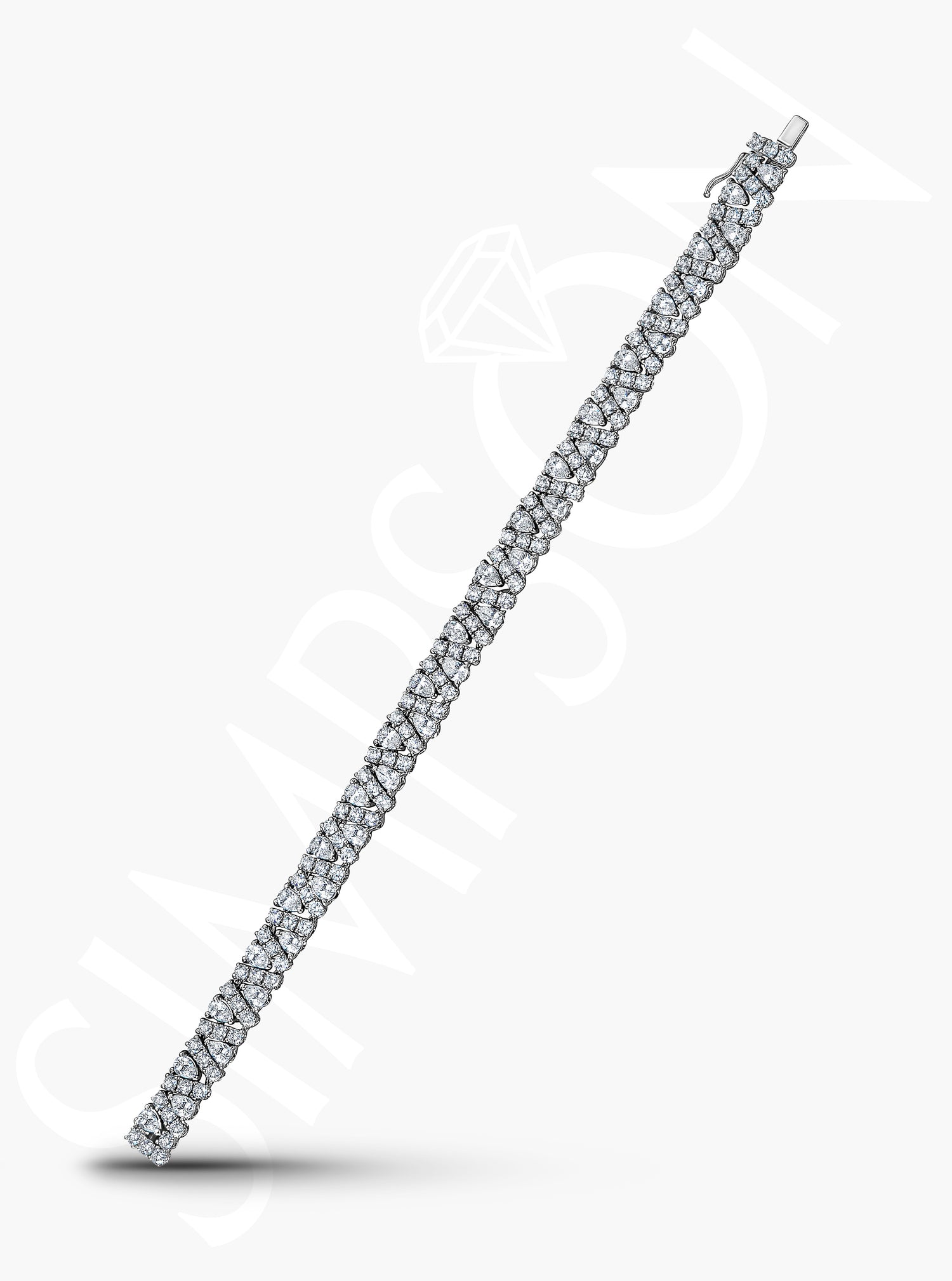 Luxurious Diamond Statement Bracelet