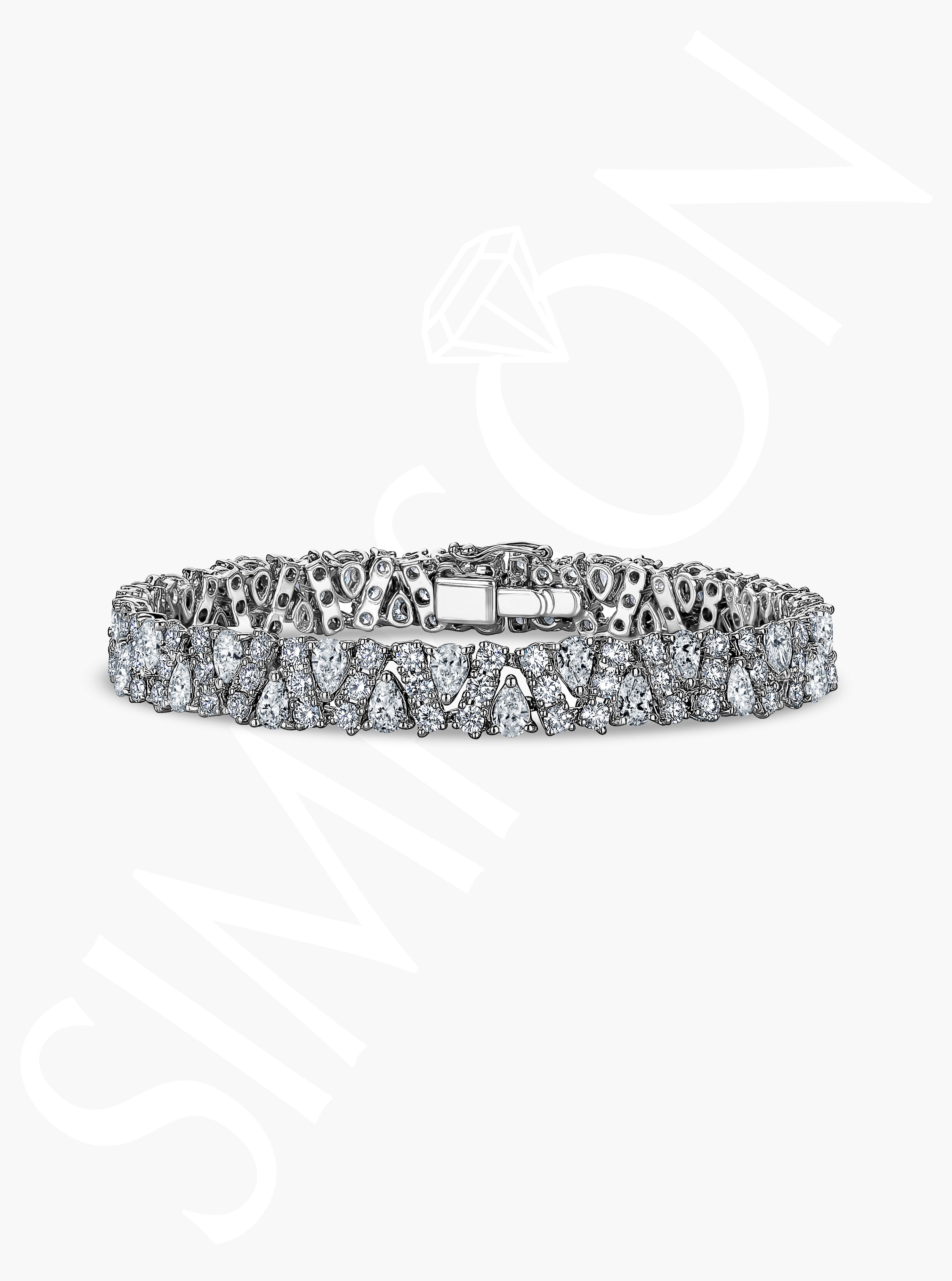 Luxurious Diamond Statement Bracelet