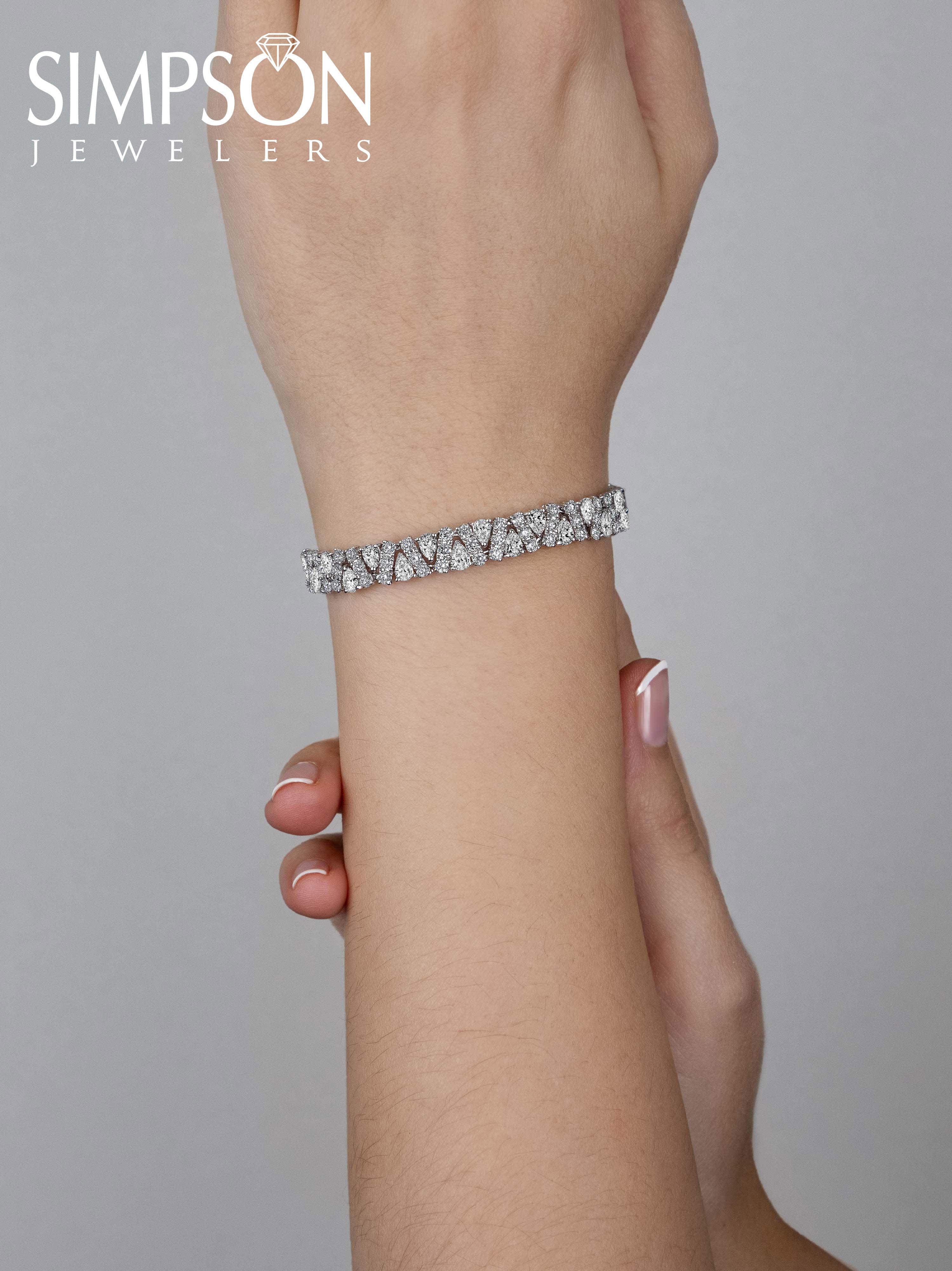 Luxurious Diamond Statement Bracelet
