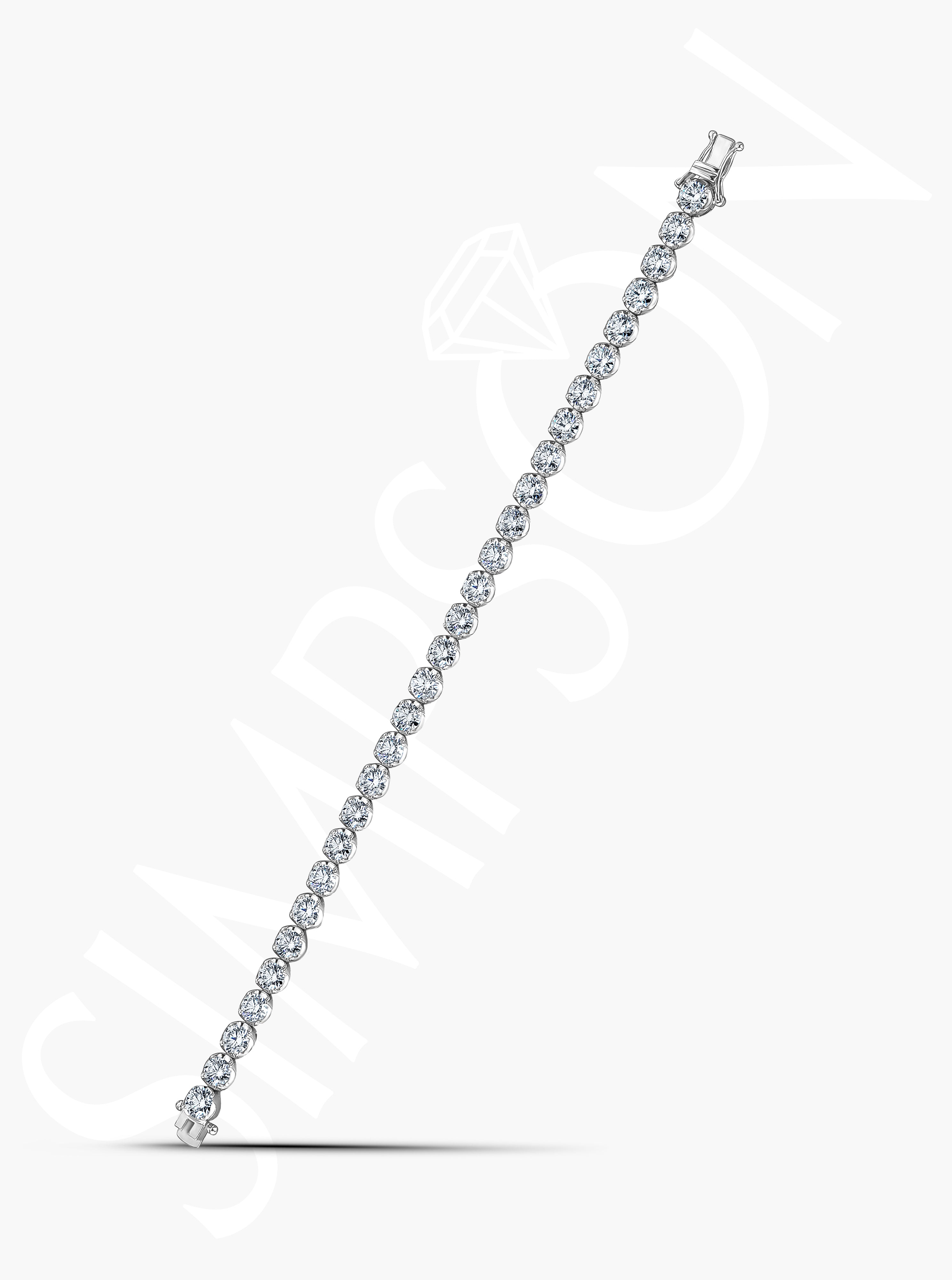 Round Diamond Tennis Bracelet