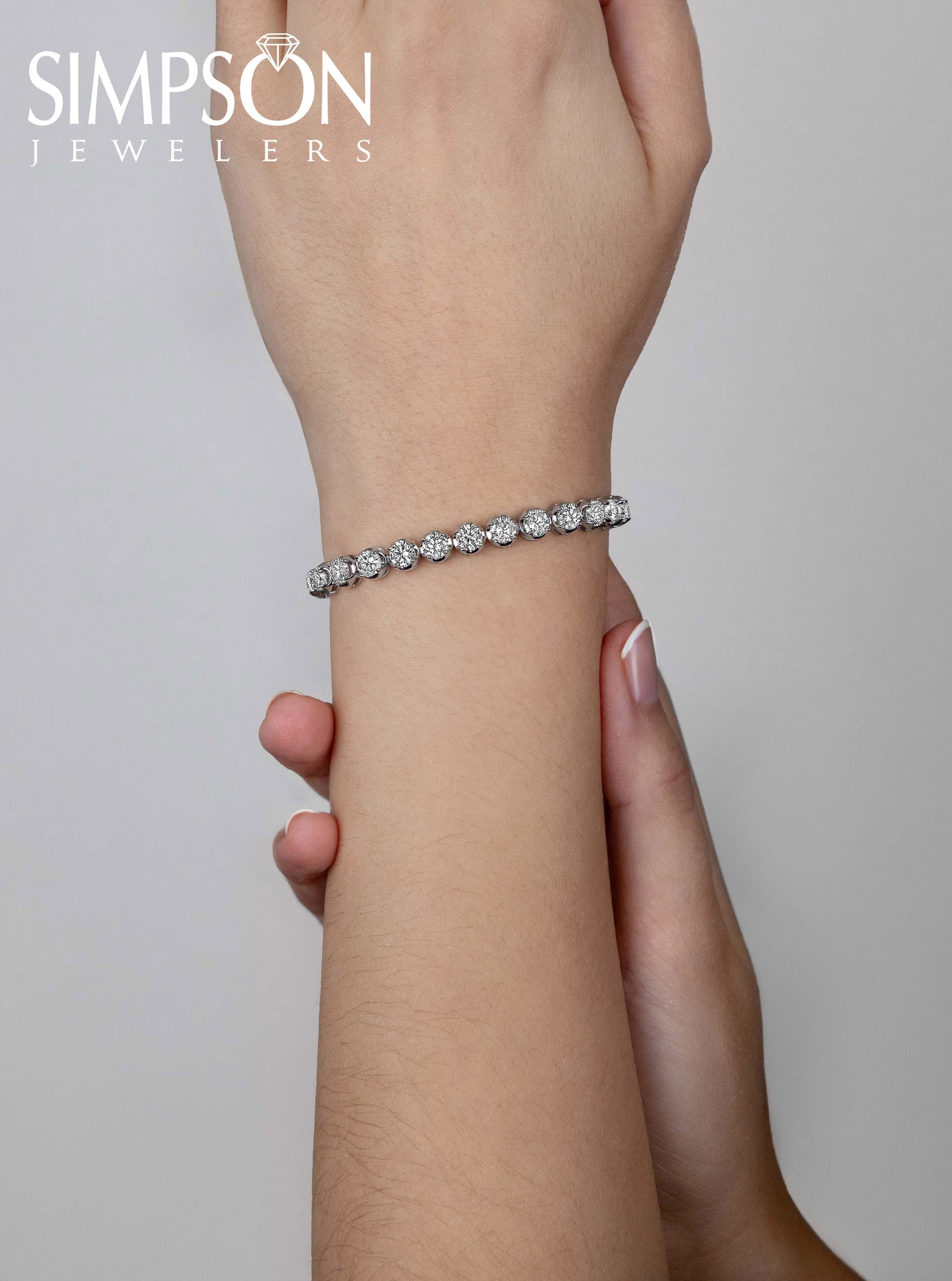 Round Diamond Tennis Bracelet