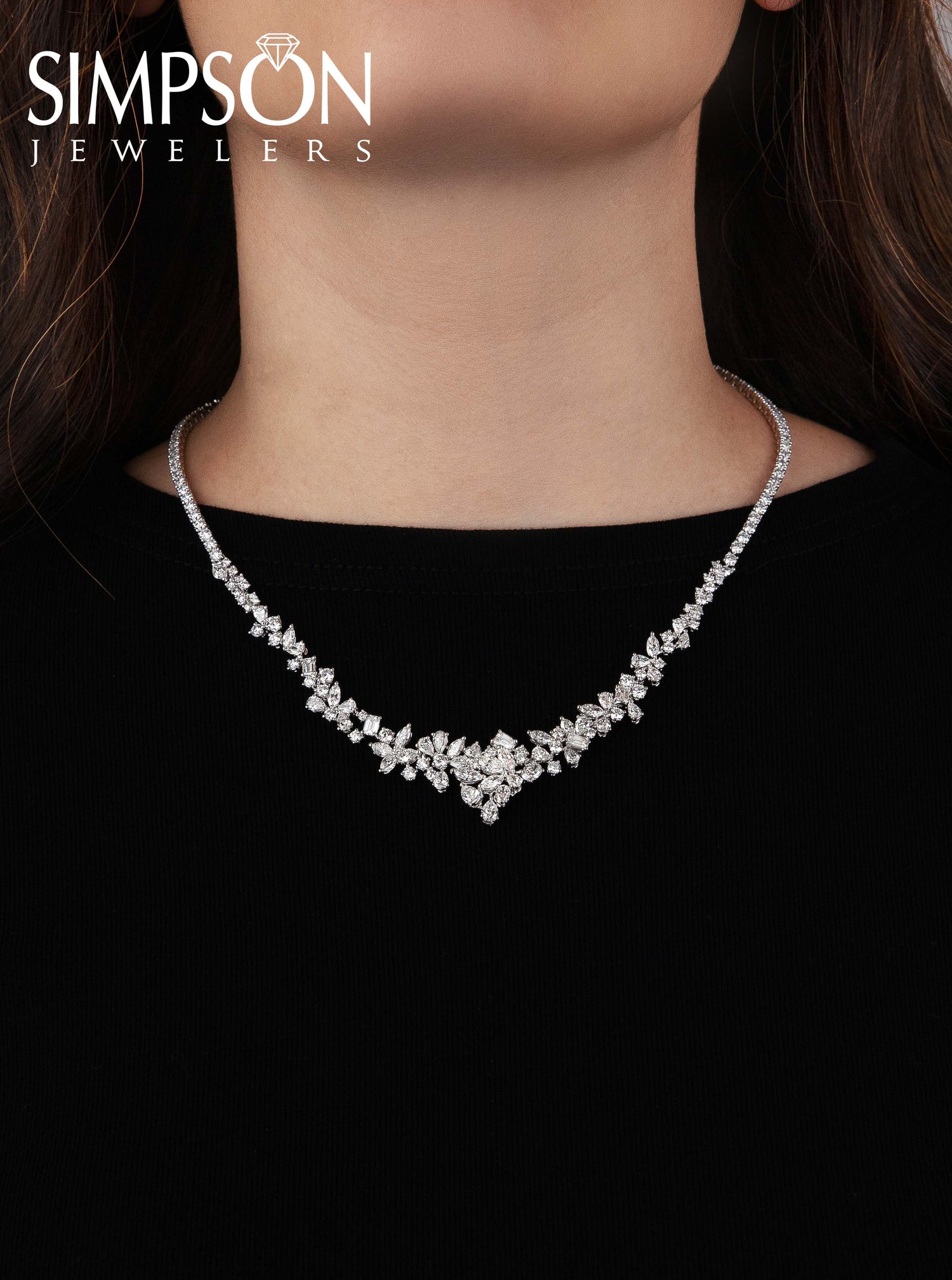 Diamond Riviere Necklace