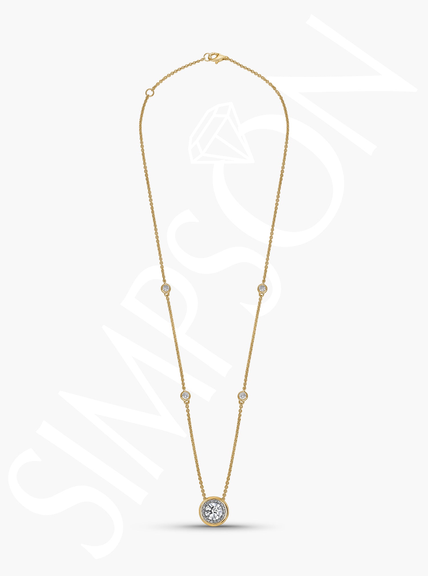 Solitaire Diamond Necklace