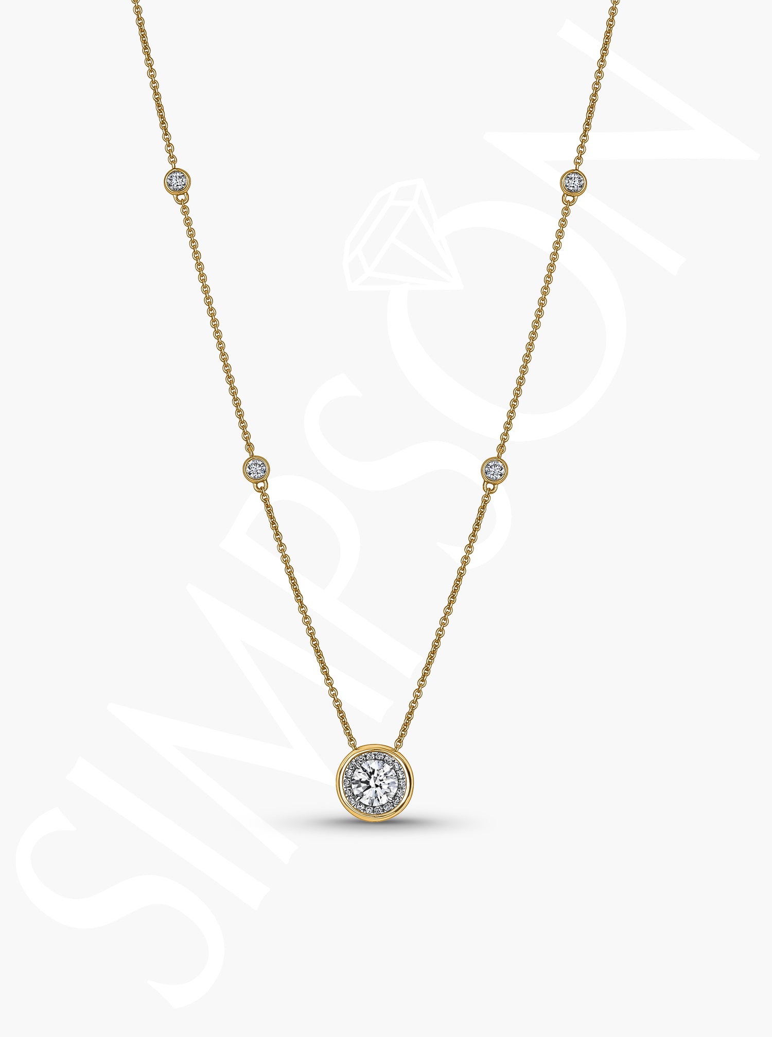 Solitaire Diamond Necklace