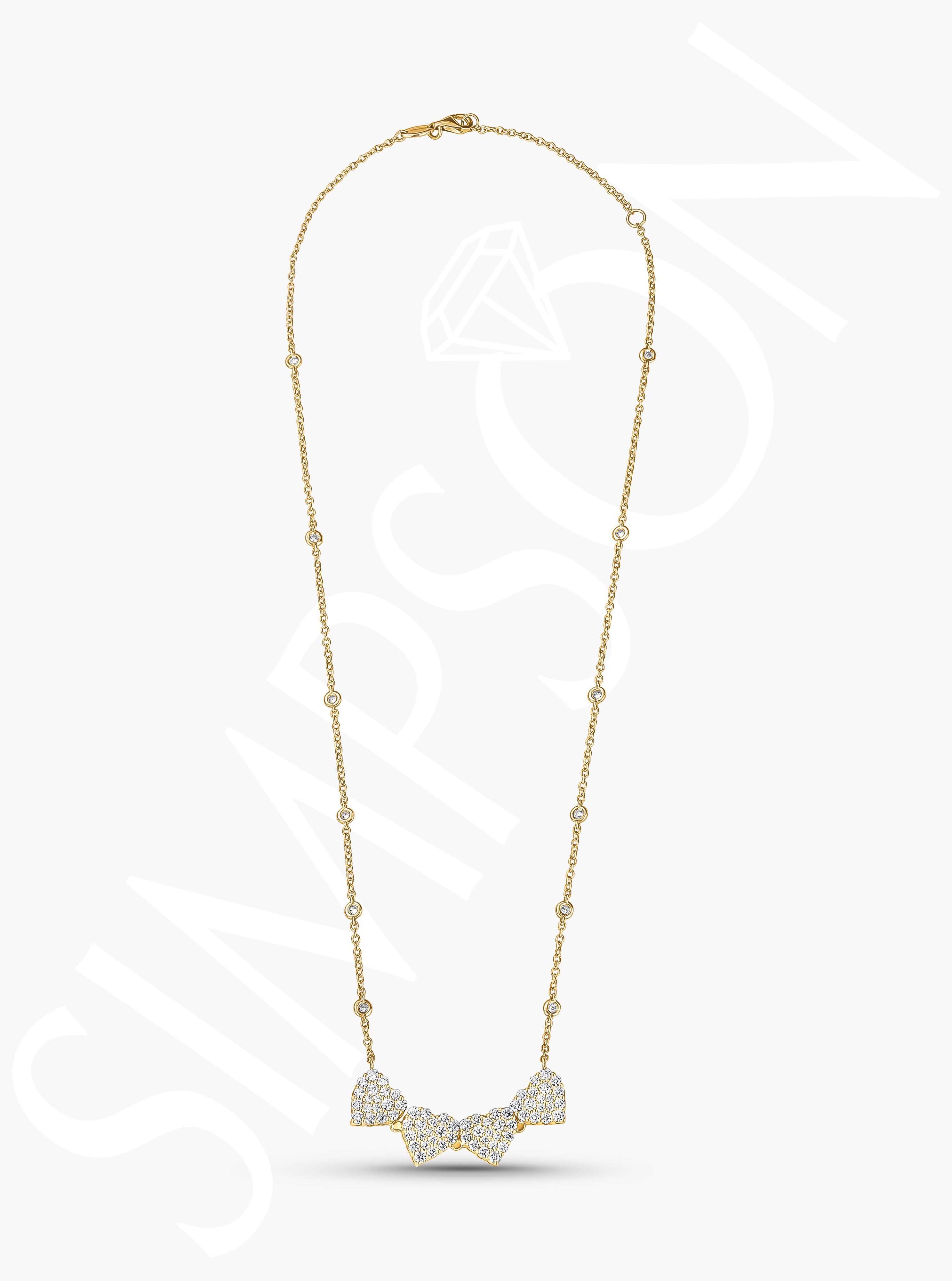 Convertible Diamond Heart Necklace
