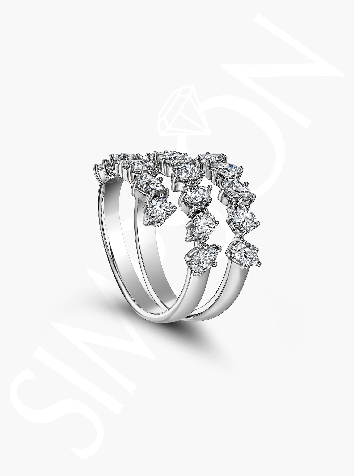 Loop Diamond Ring