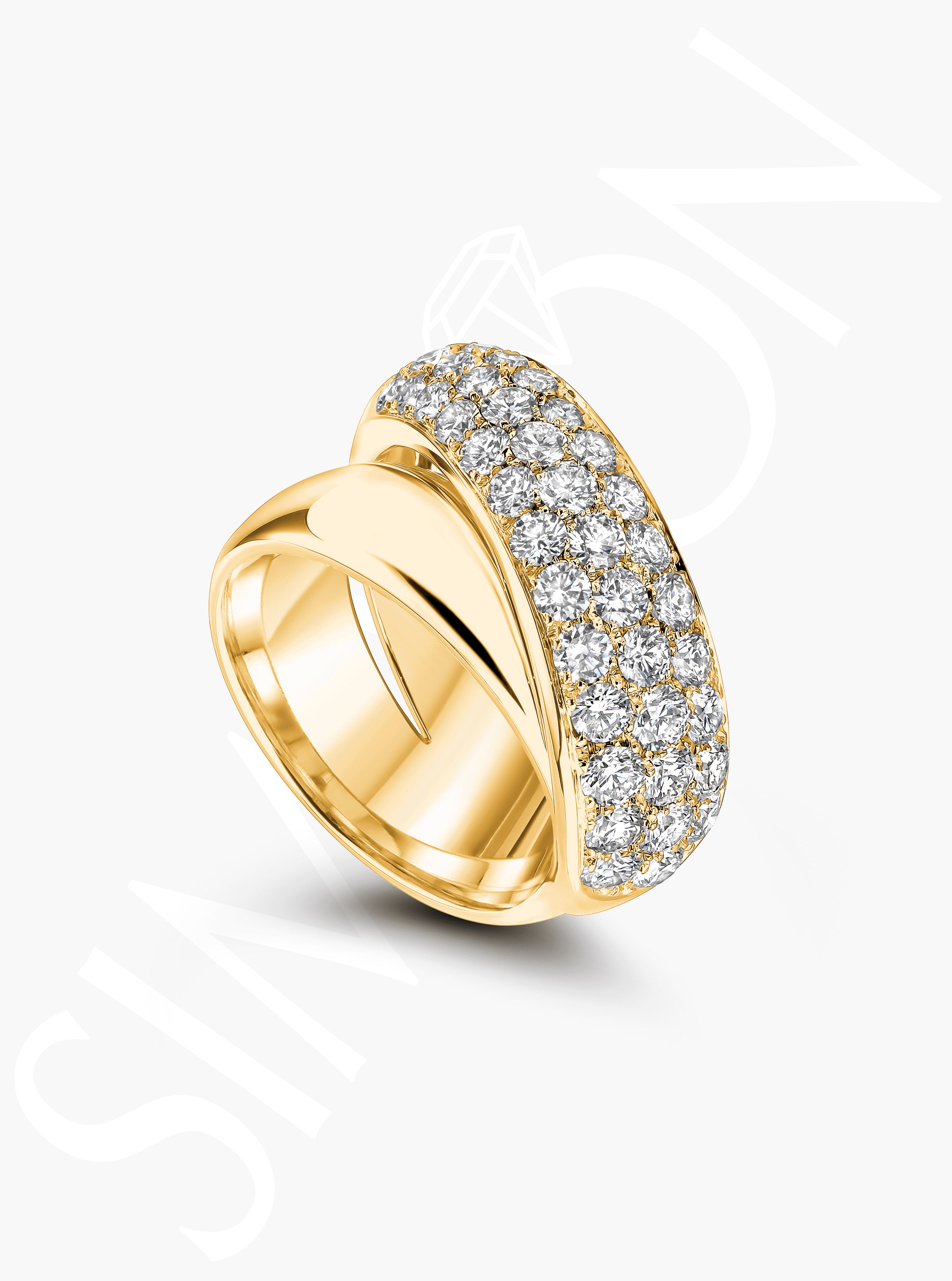 Pavé Diamond Ring