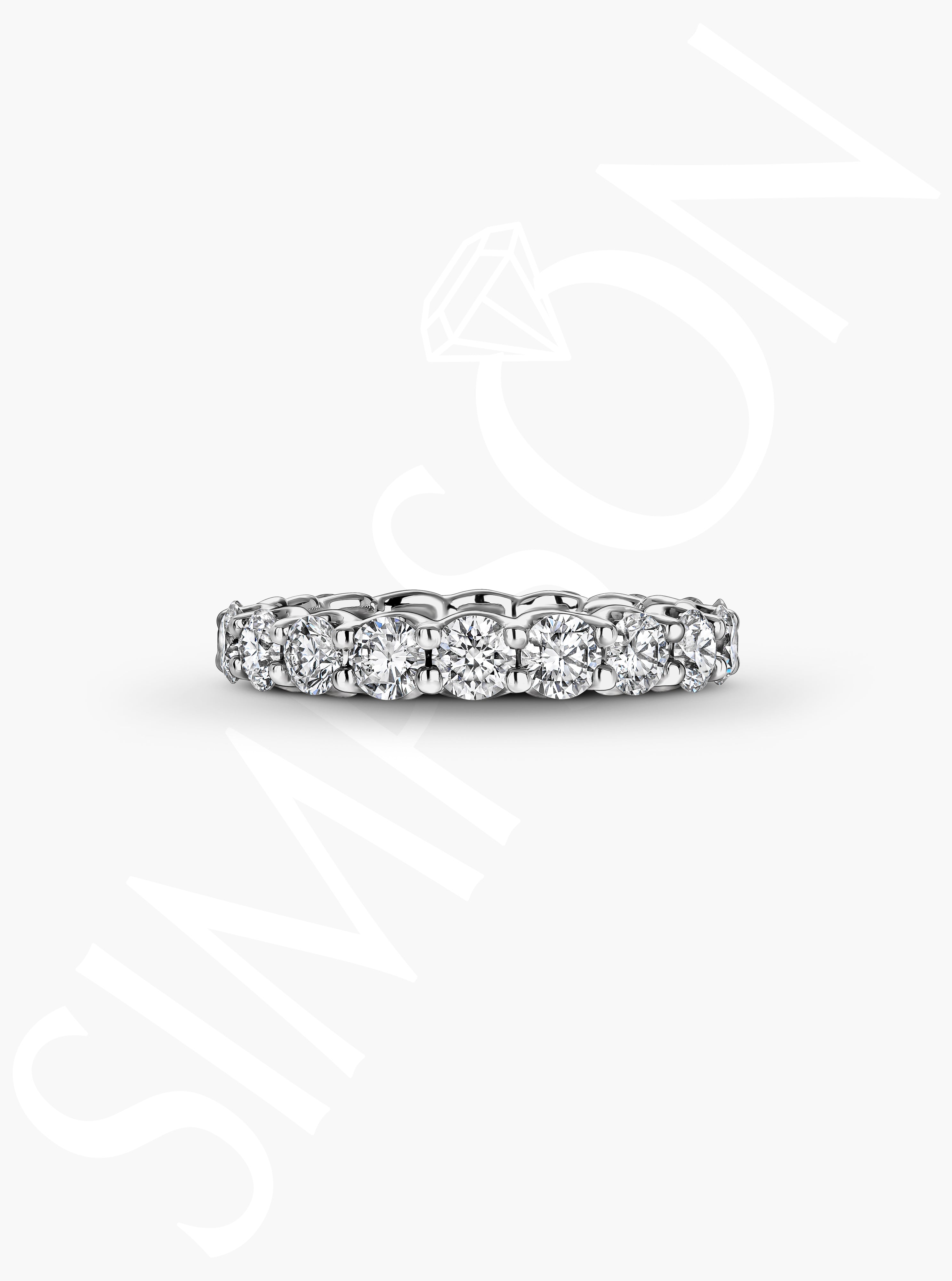 White Gold Diamond Eternity Band