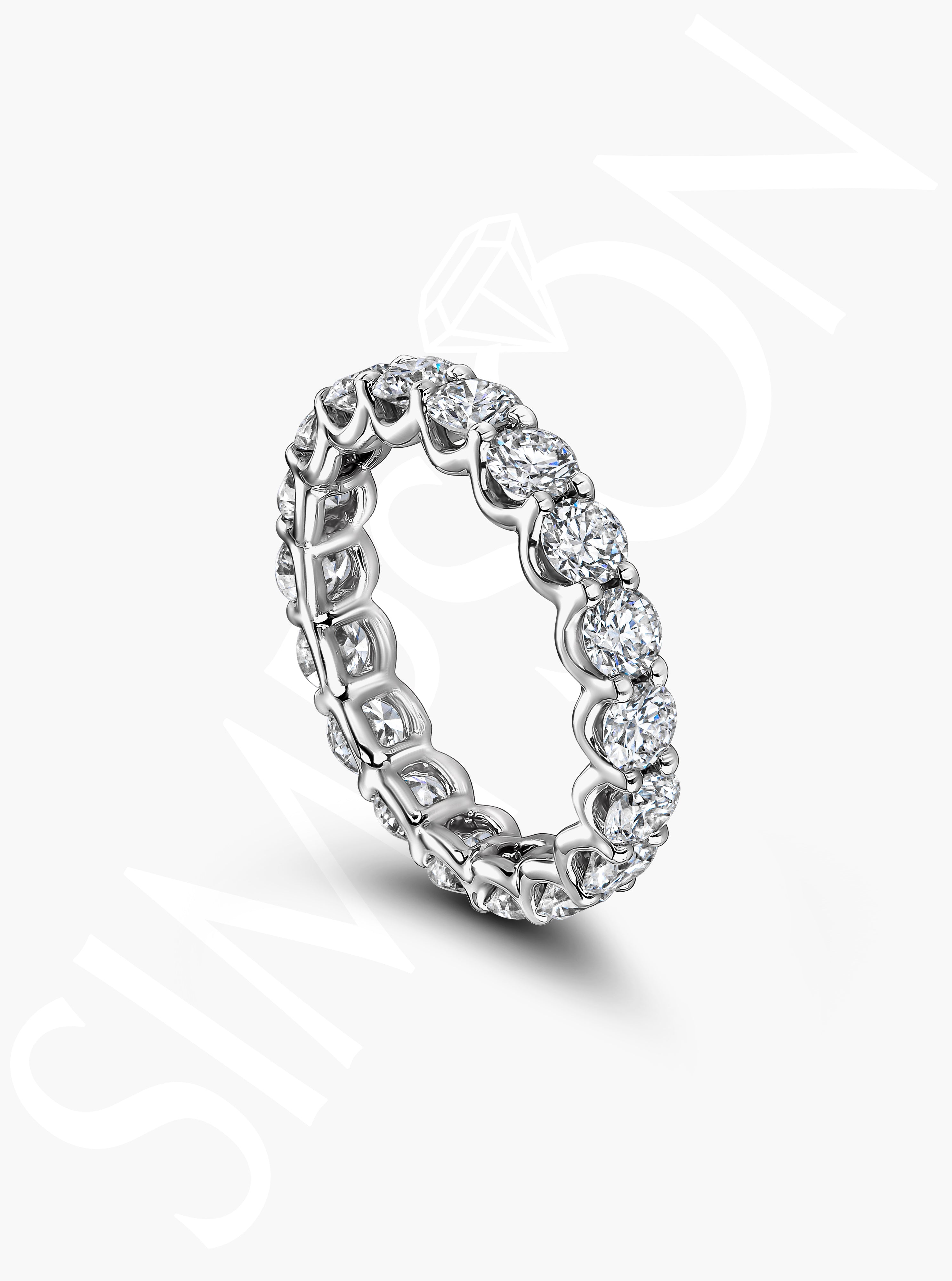 White Gold Diamond Eternity Band
