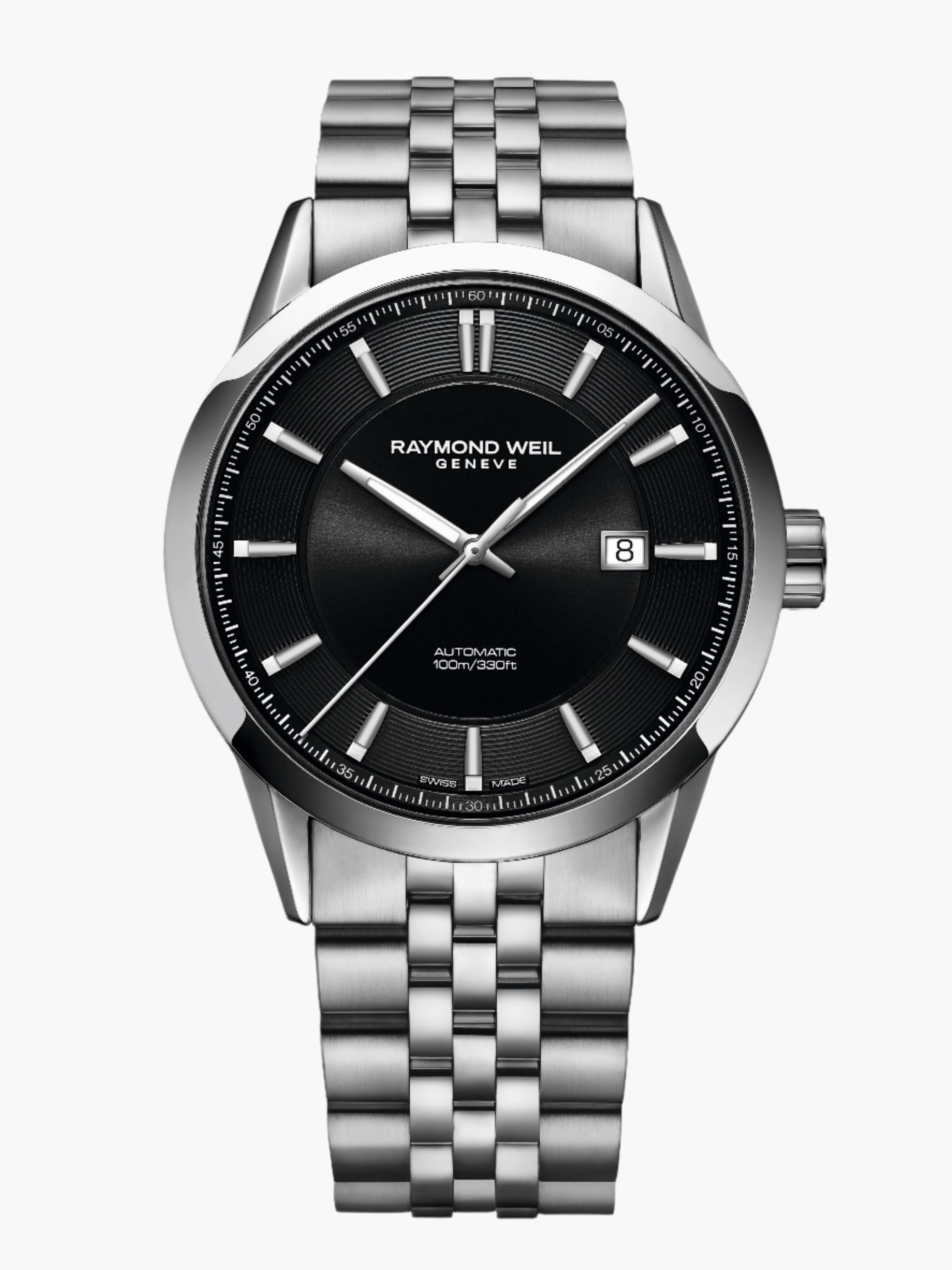 Freelancer Men's Steel Black Dial Automatic