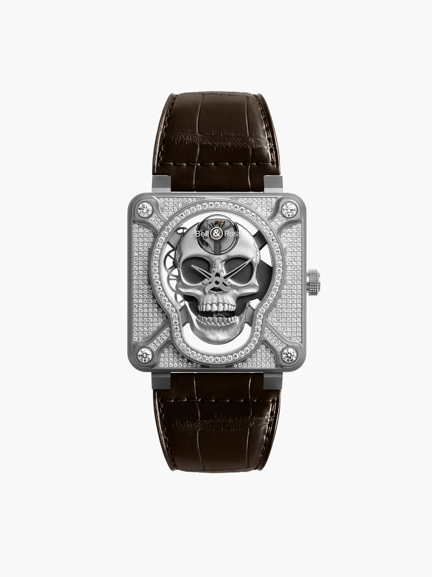 BR 01 LAUGHING SKULL FULL DIAMOND