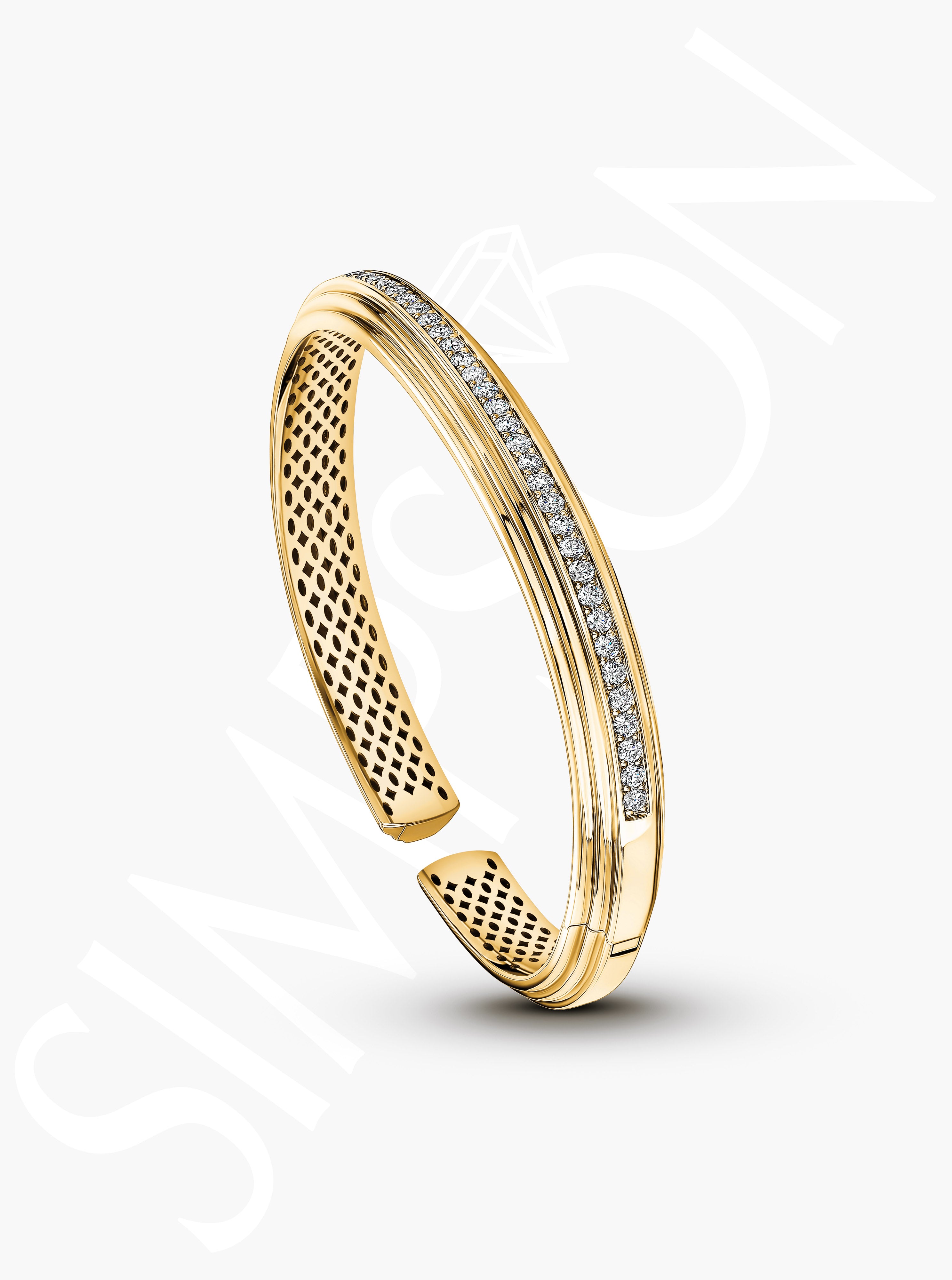 Diamond Cuff Bangle