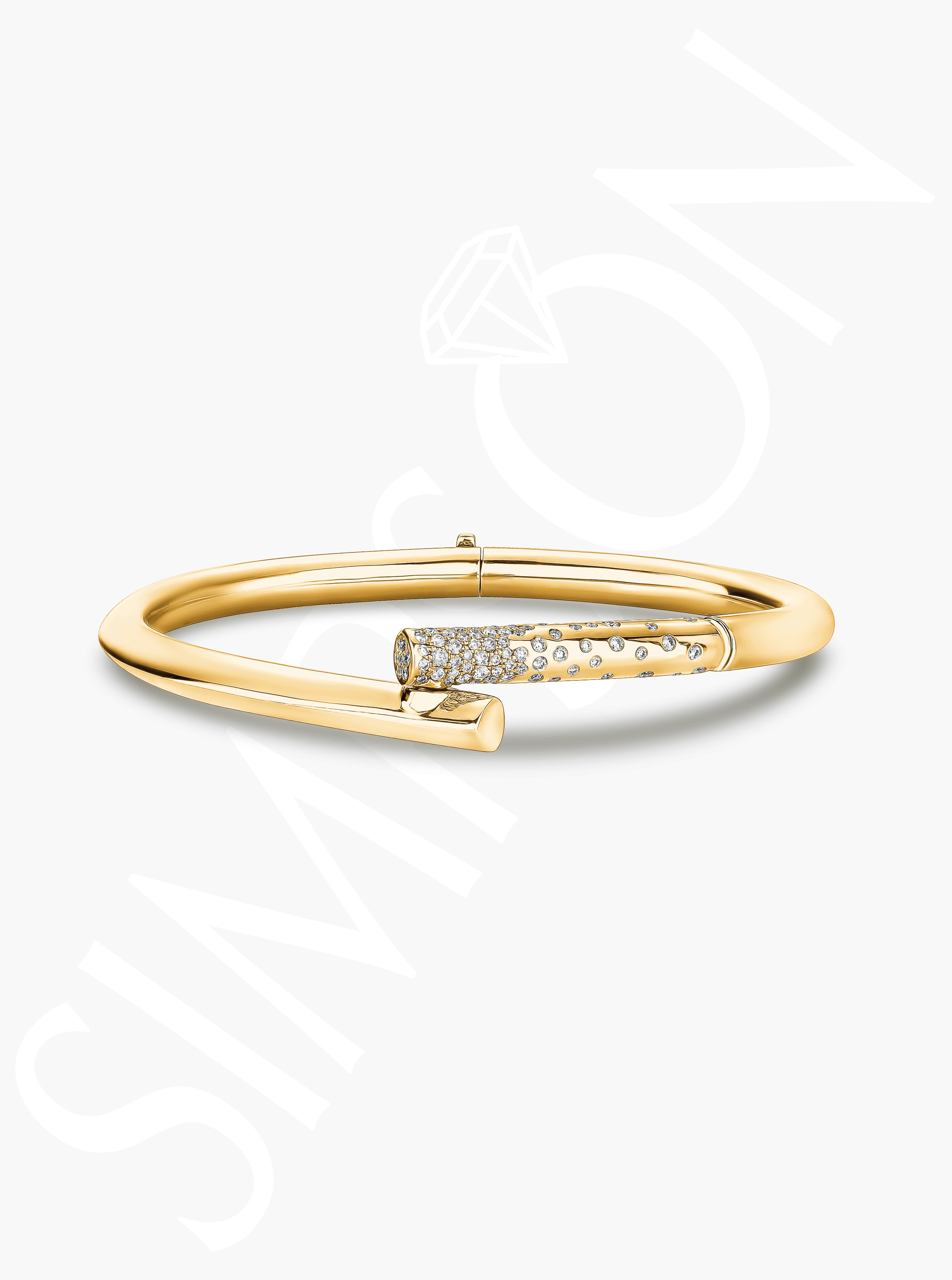 Diamond Wrap Bangle