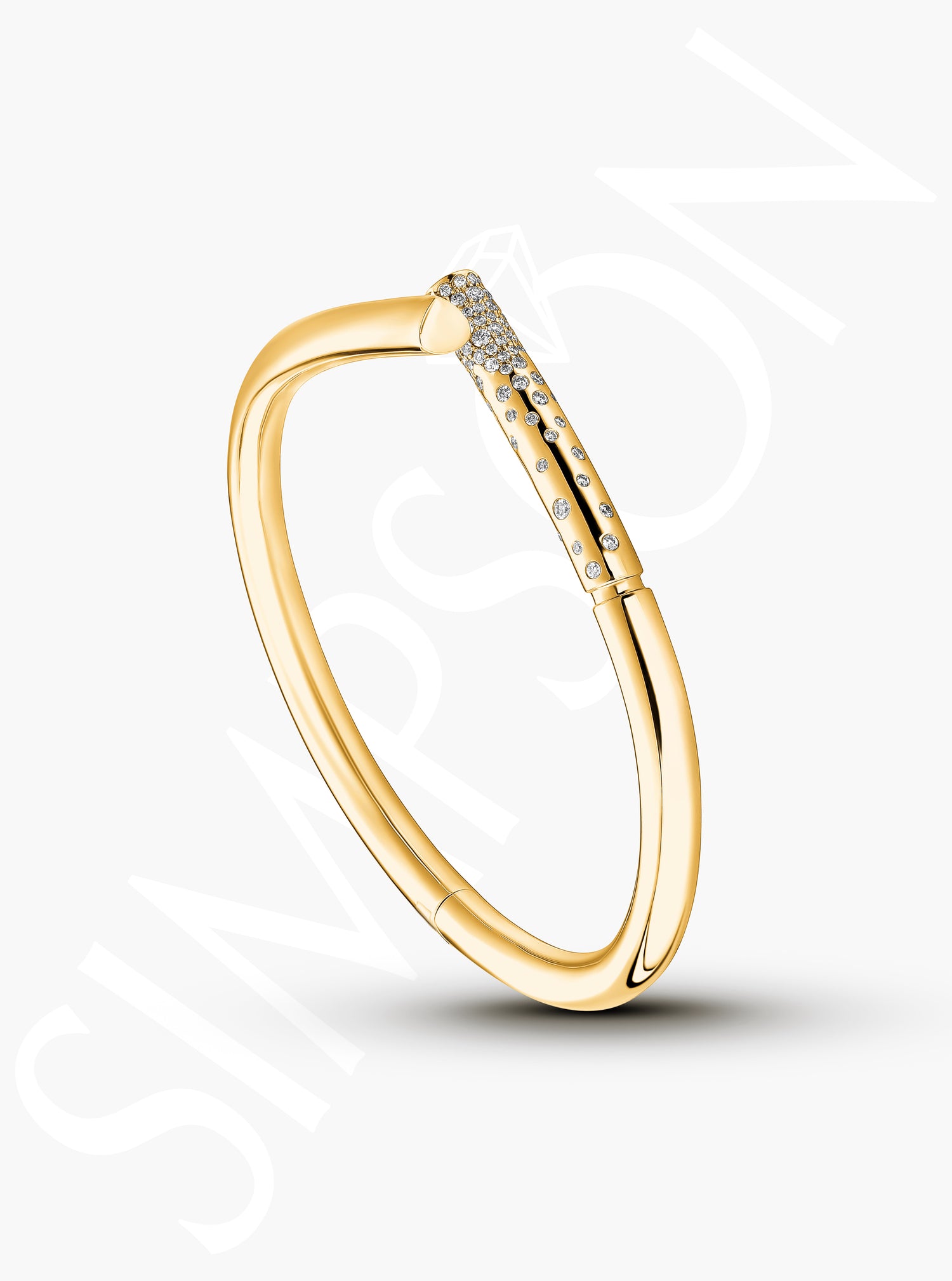 Diamond Wrap Bangle