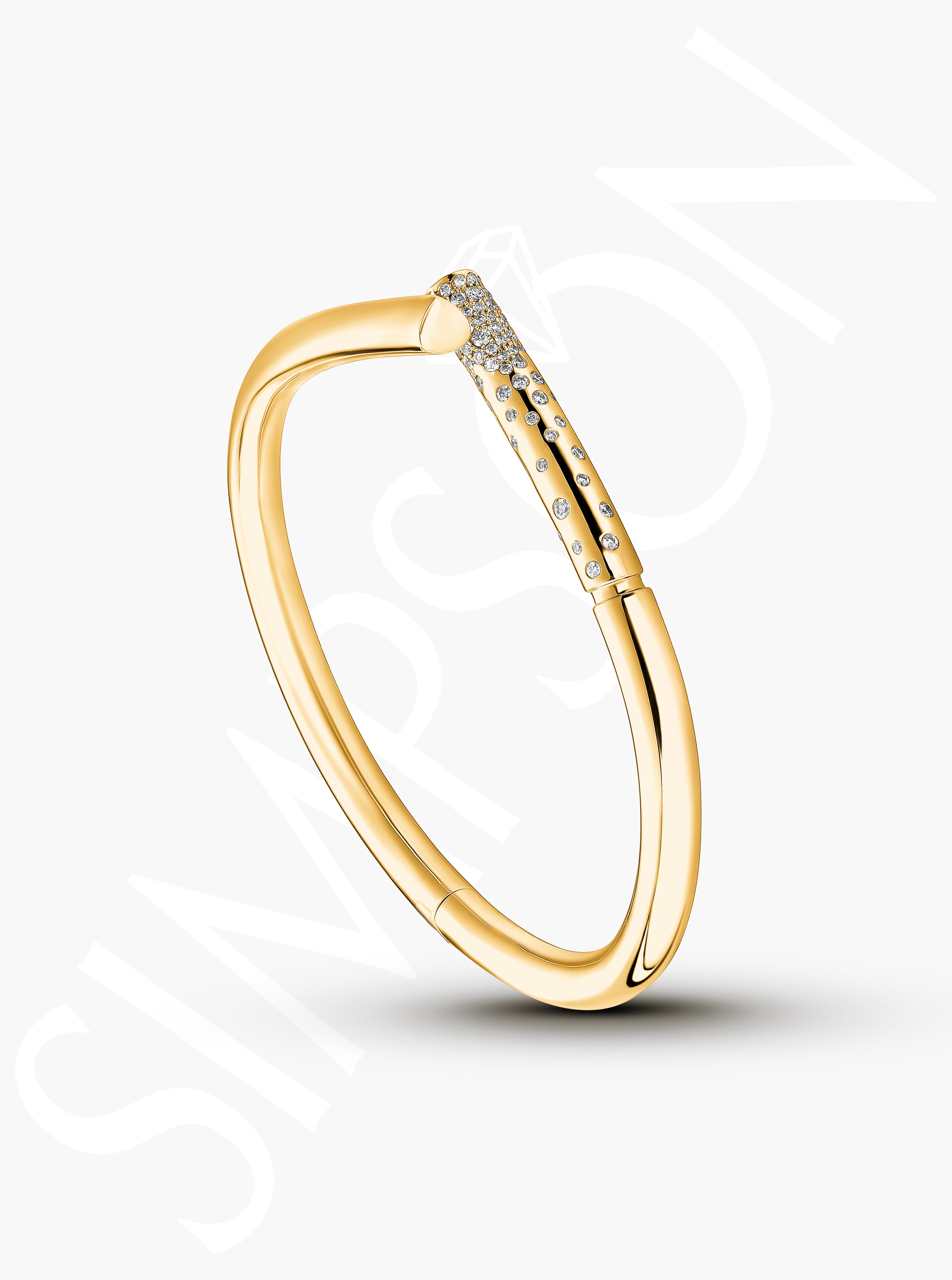 Diamond Wrap Bangle