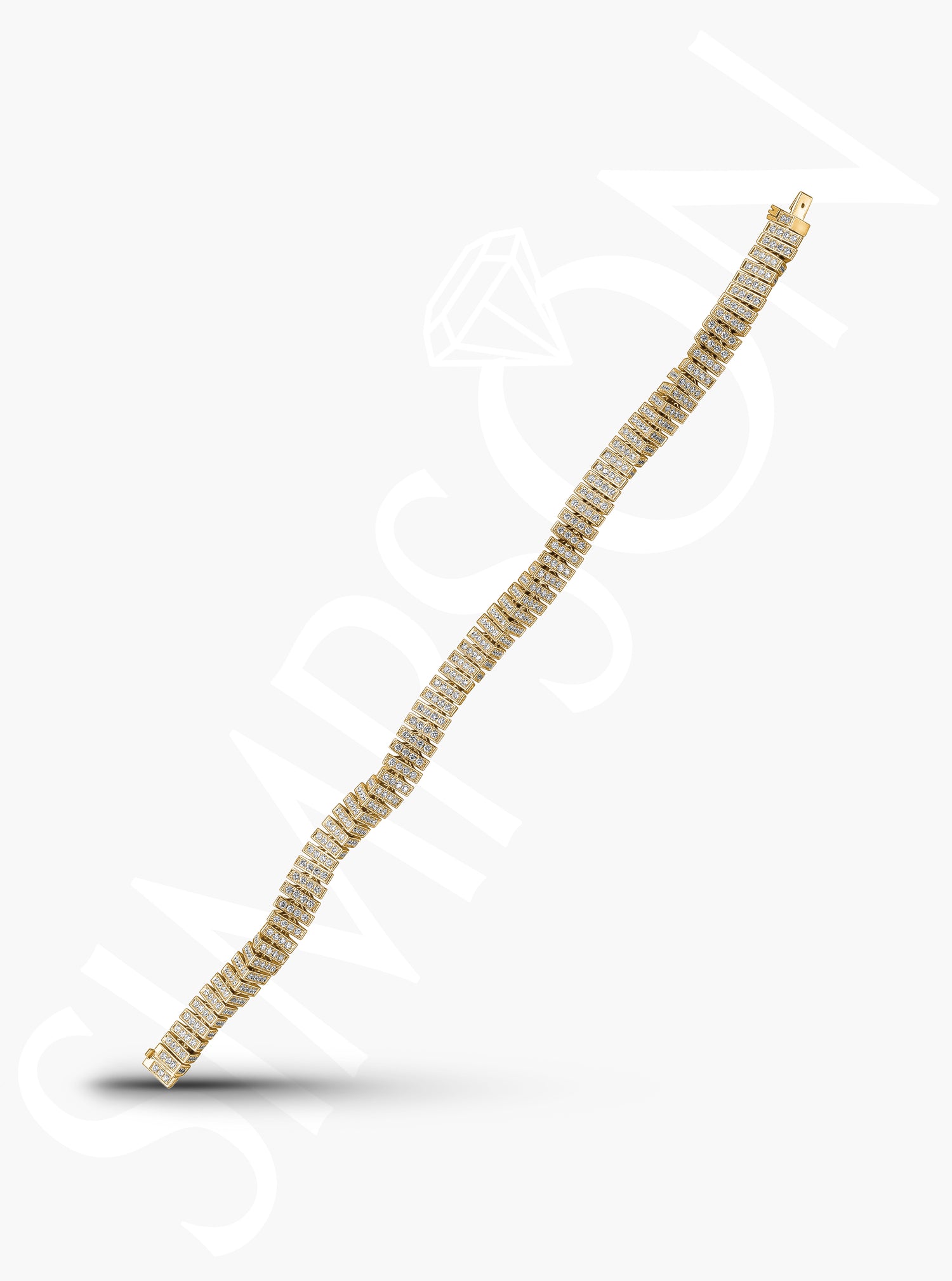 Triangular Diamond Bracelet