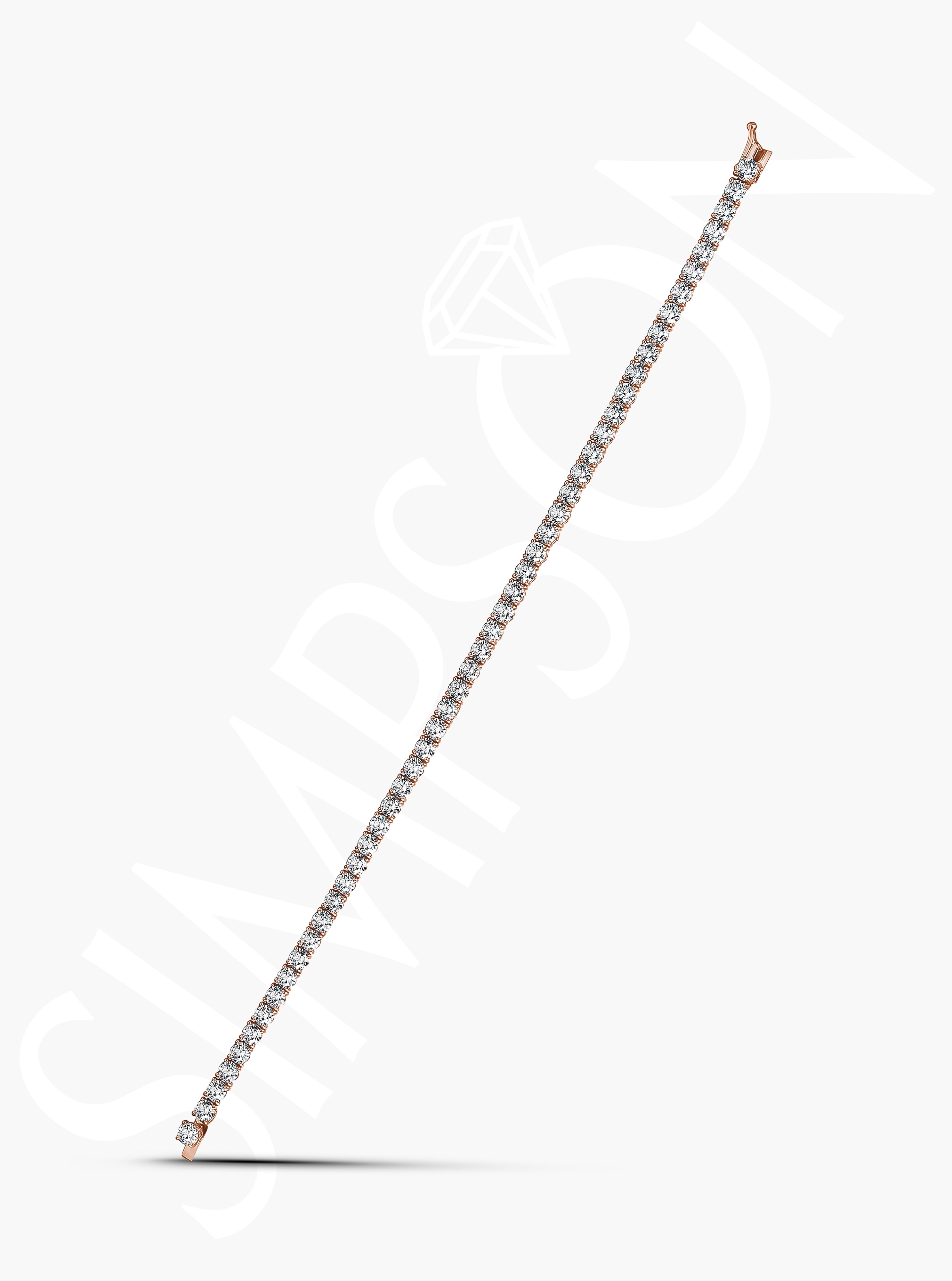 Rose Gold Tennis Bracelet