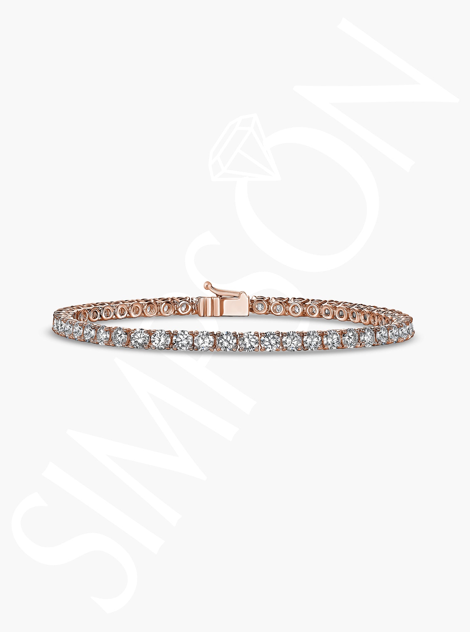 Rose Gold Tennis Bracelet