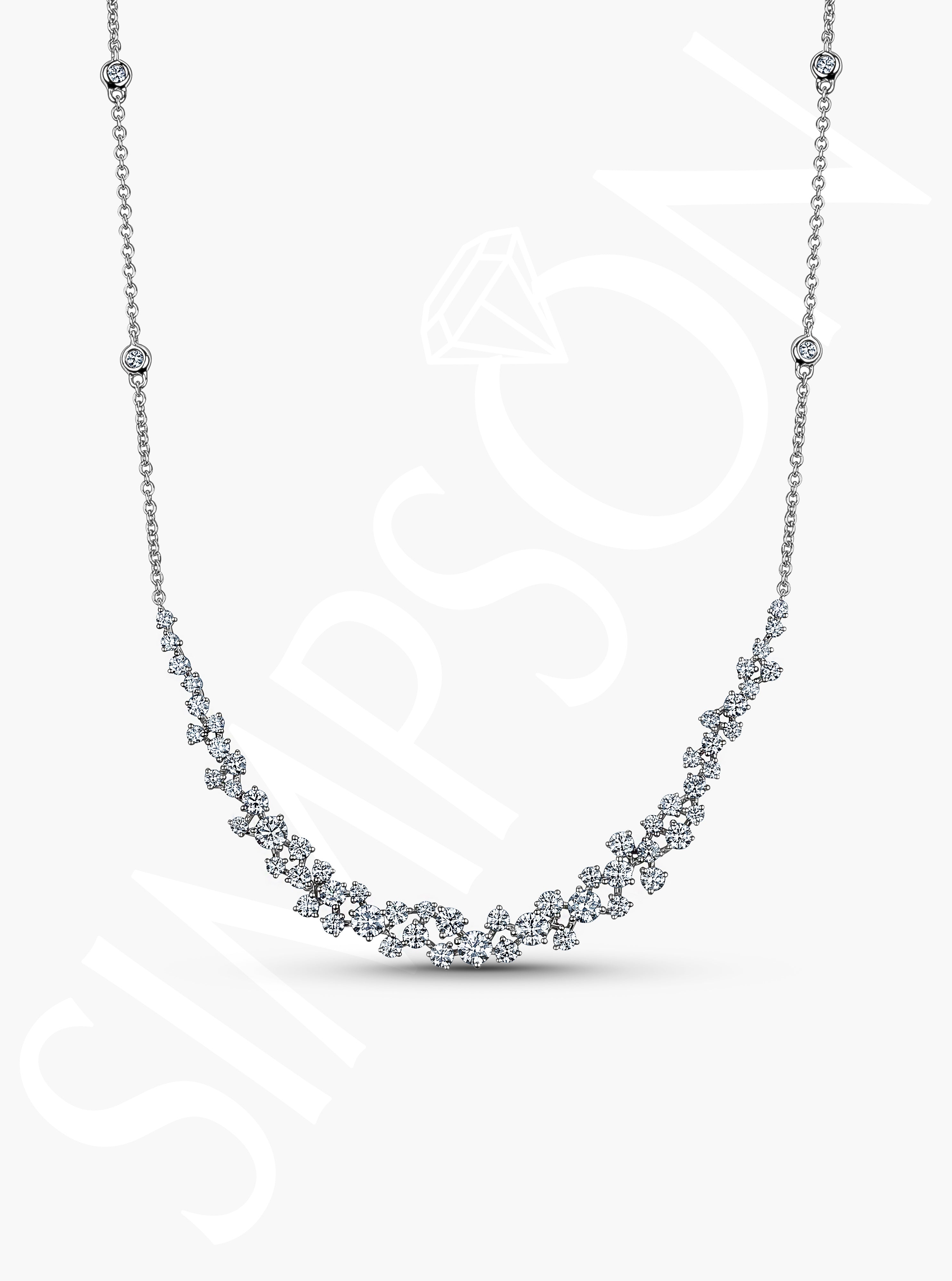 White Gold Diamond Necklace