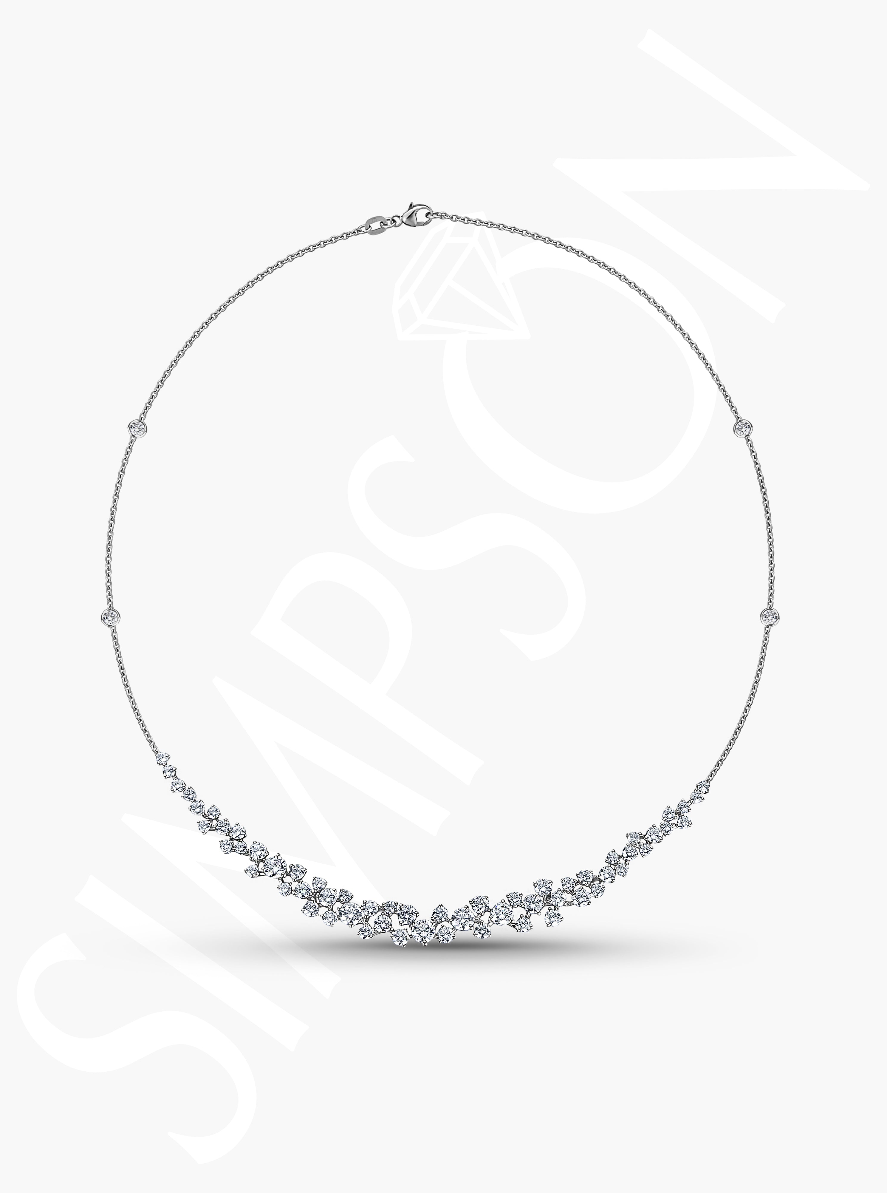 White Gold Diamond Necklace