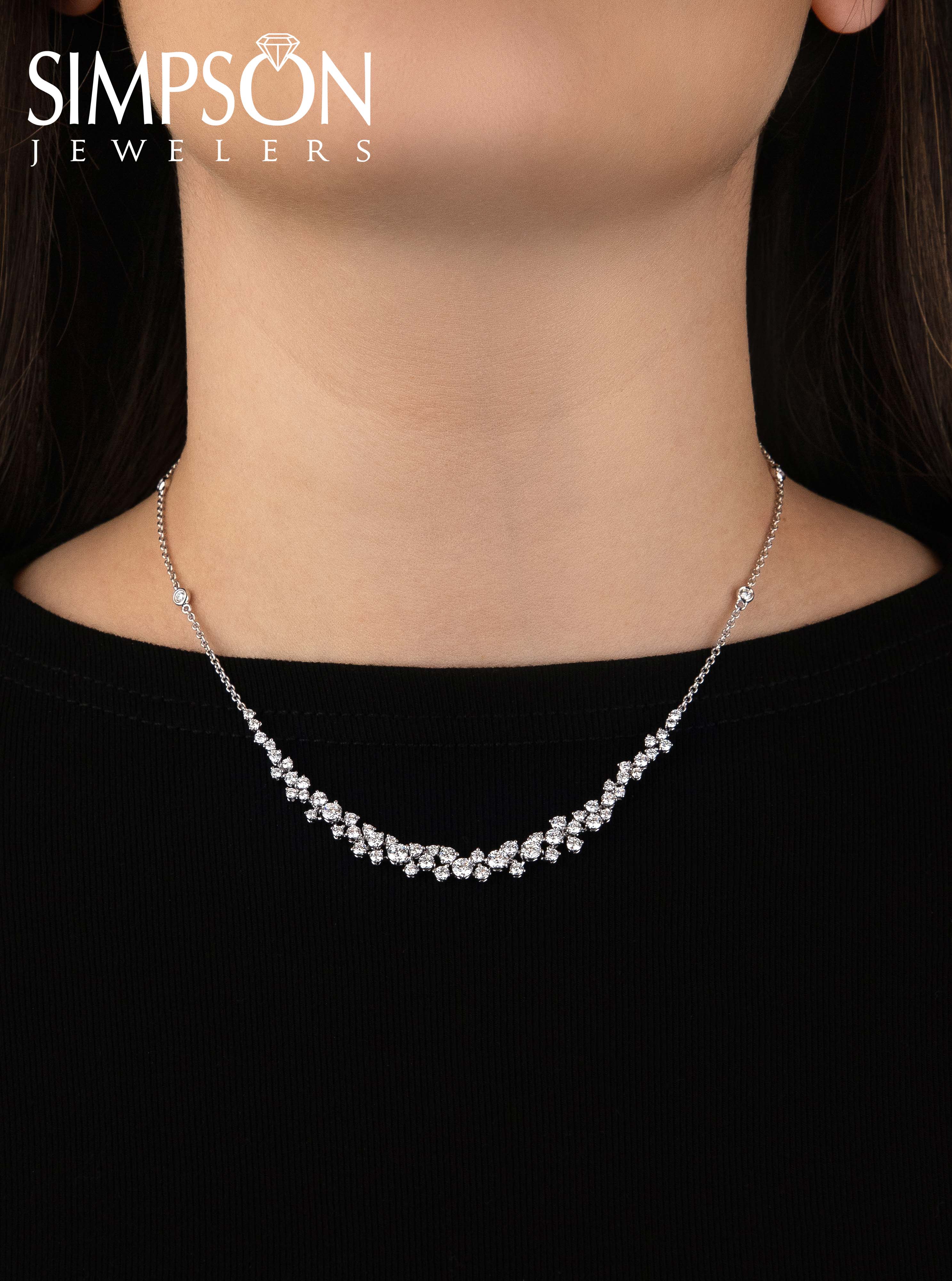 White Gold Diamond Necklace