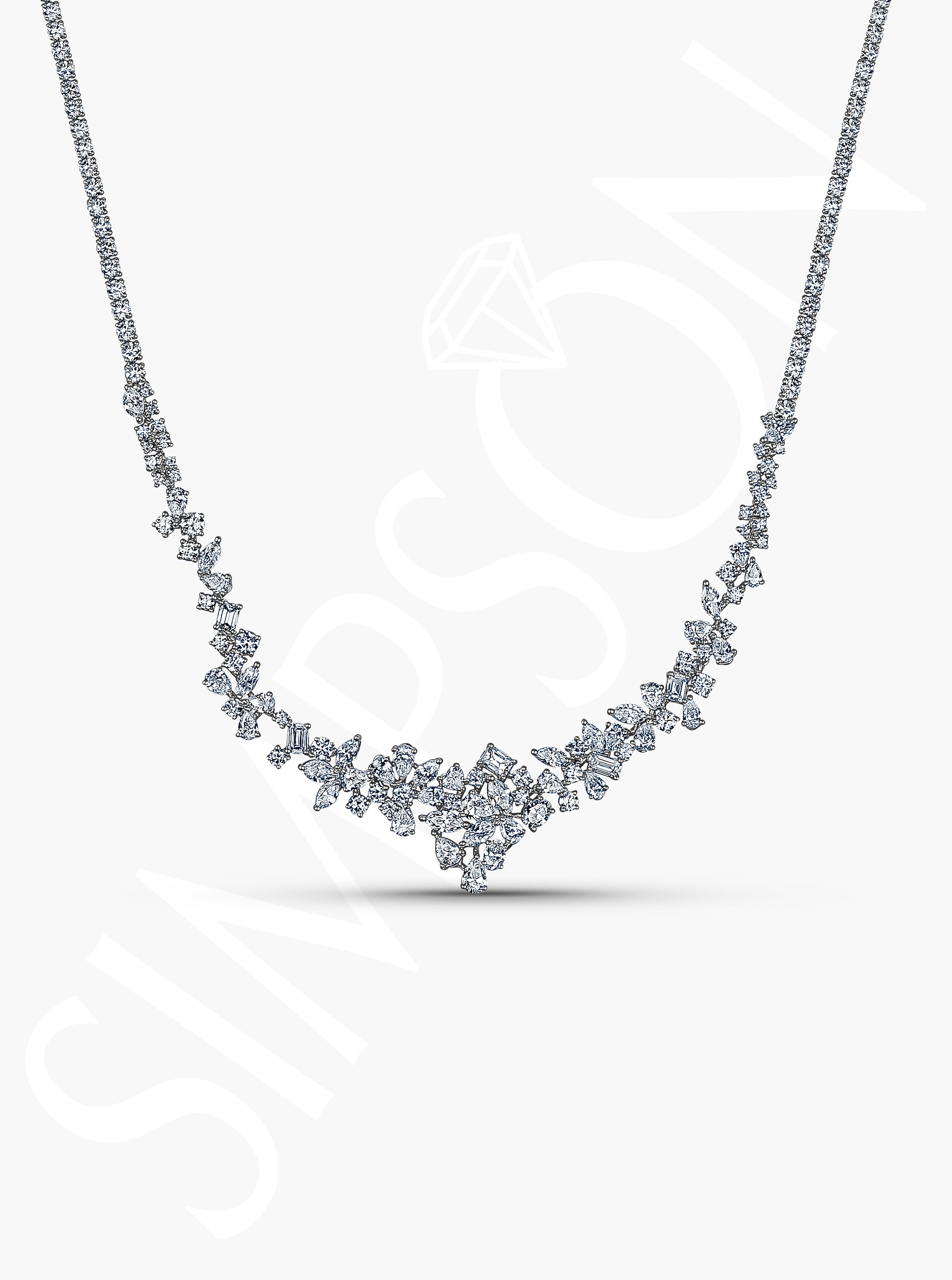 Diamond Riviere Necklace