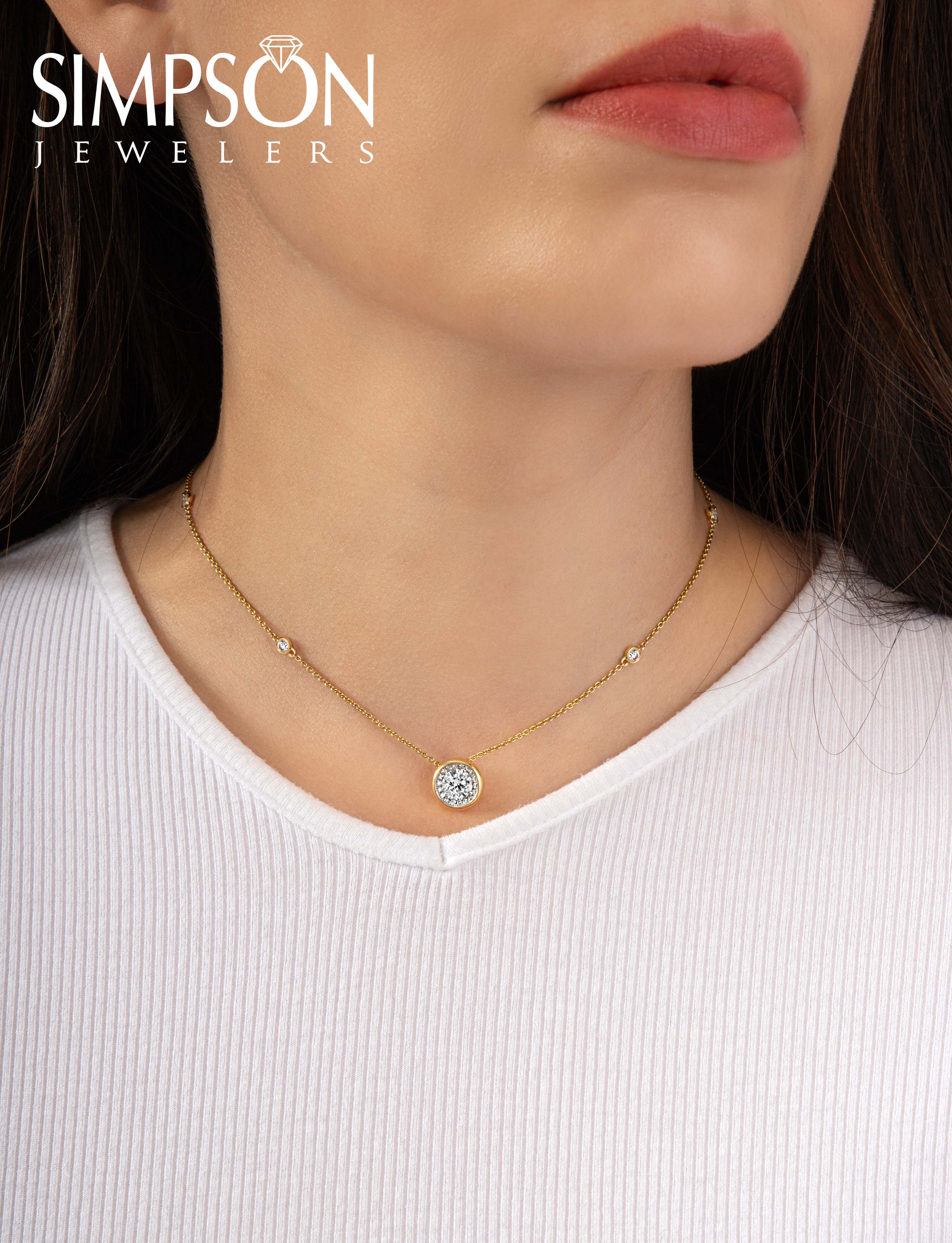 Solitaire Diamond Necklace