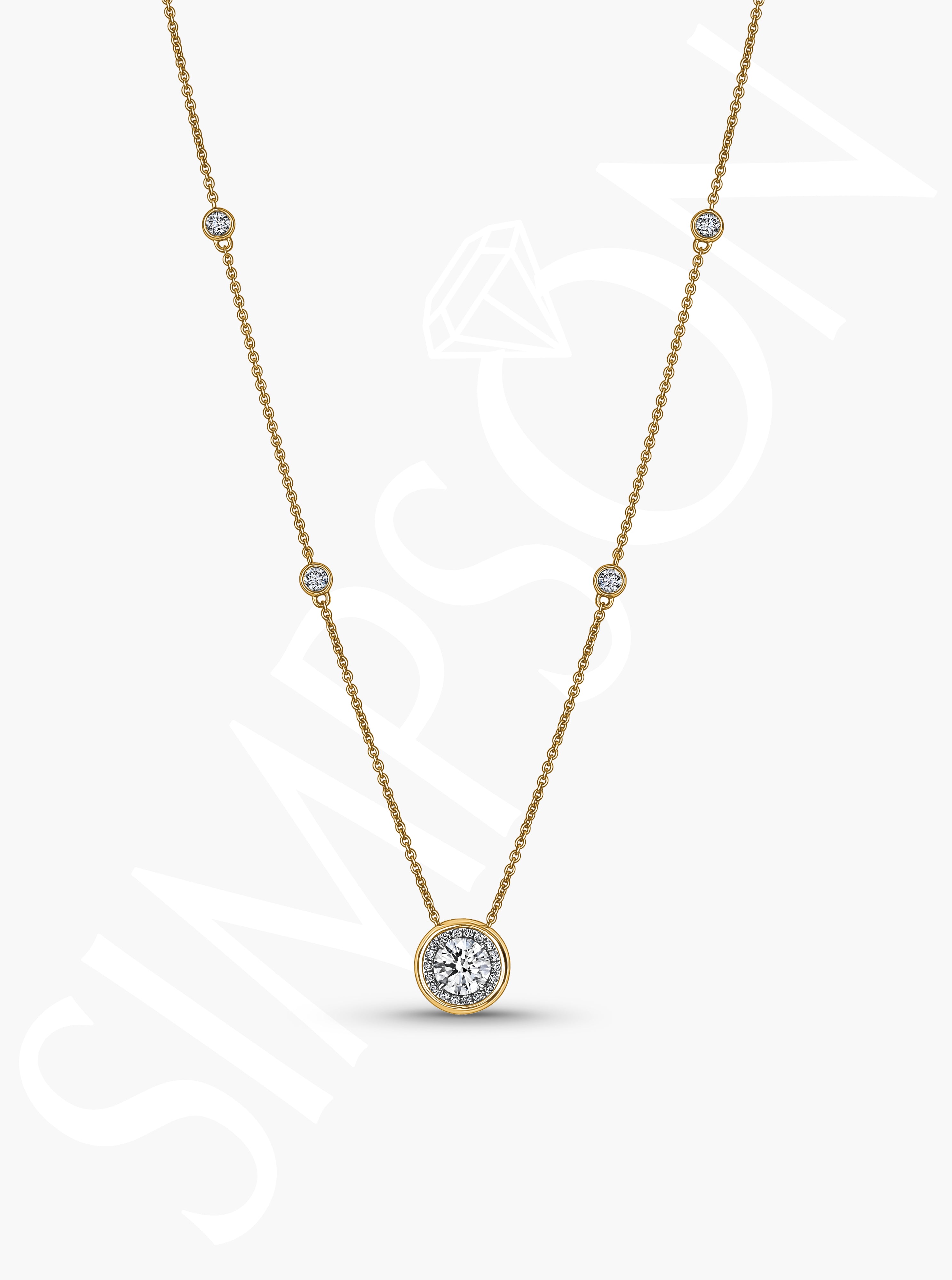 Solitaire Diamond Necklace