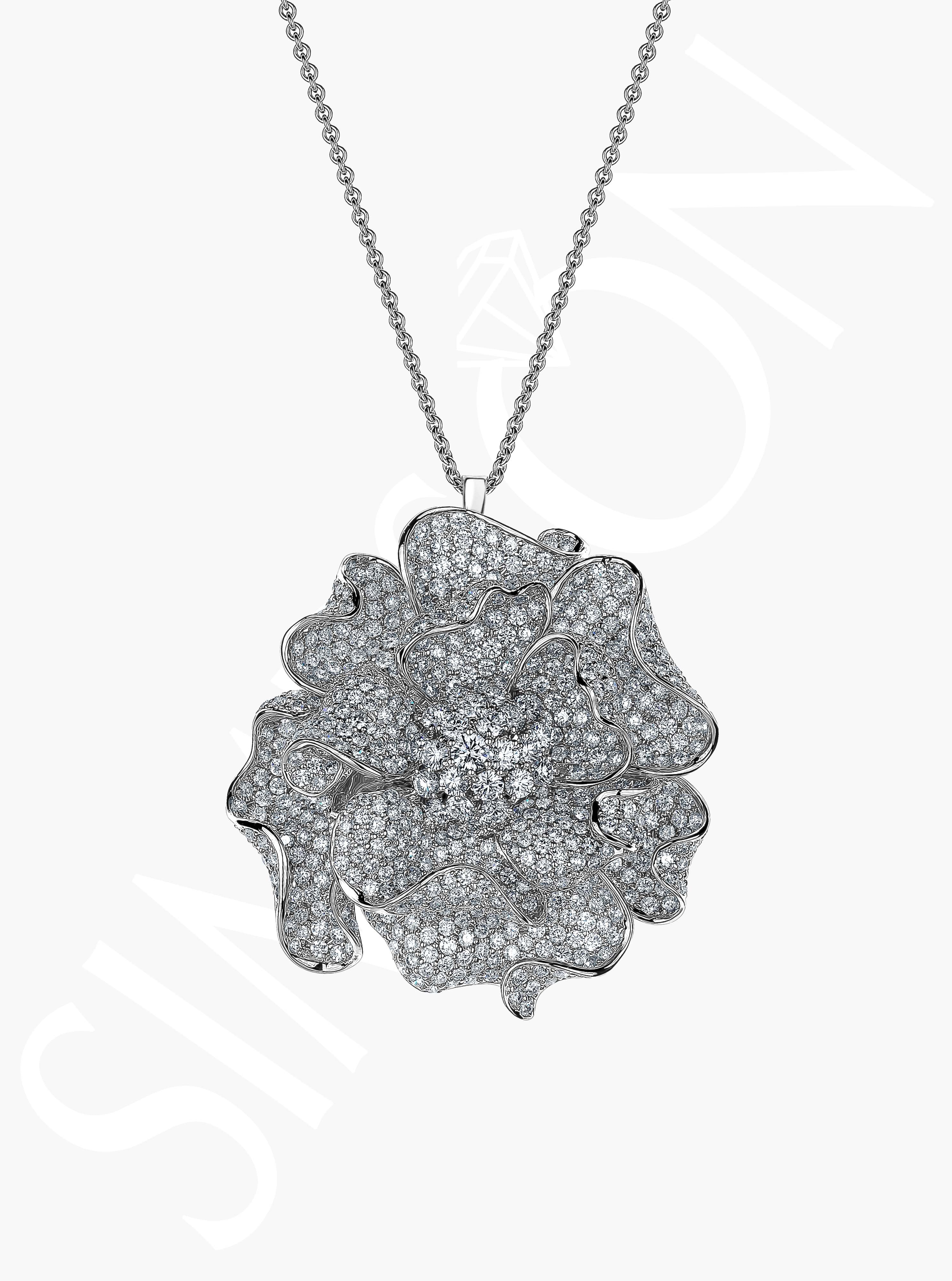 Blooming Diamond Necklace