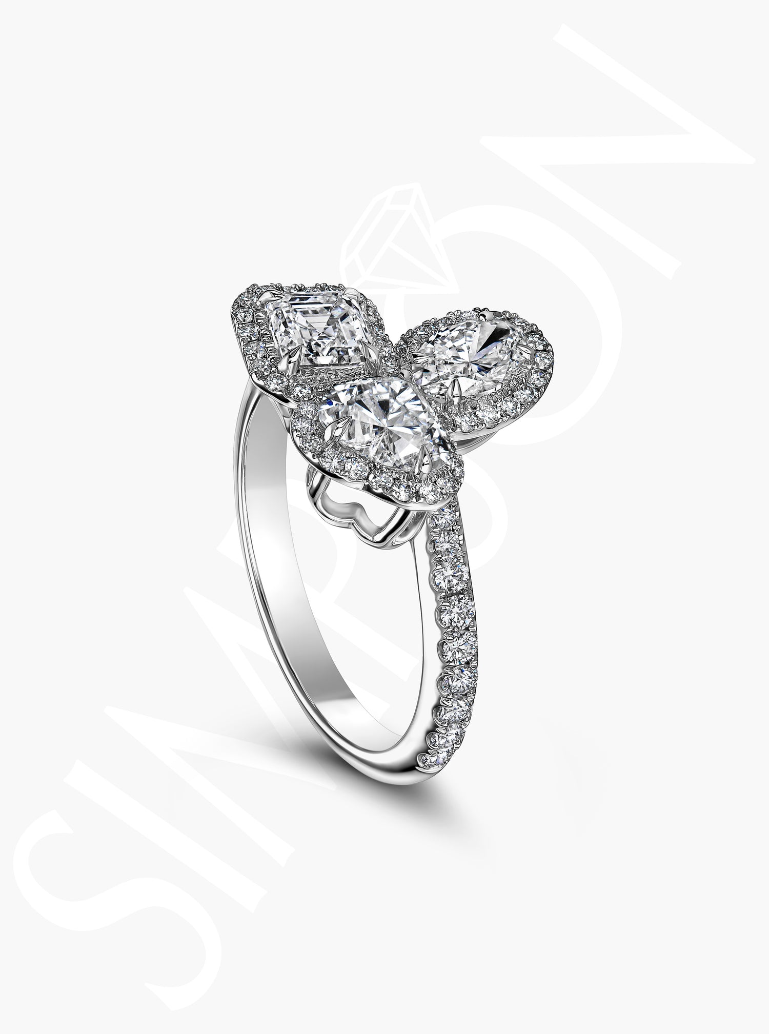 Trio Diamond Ring