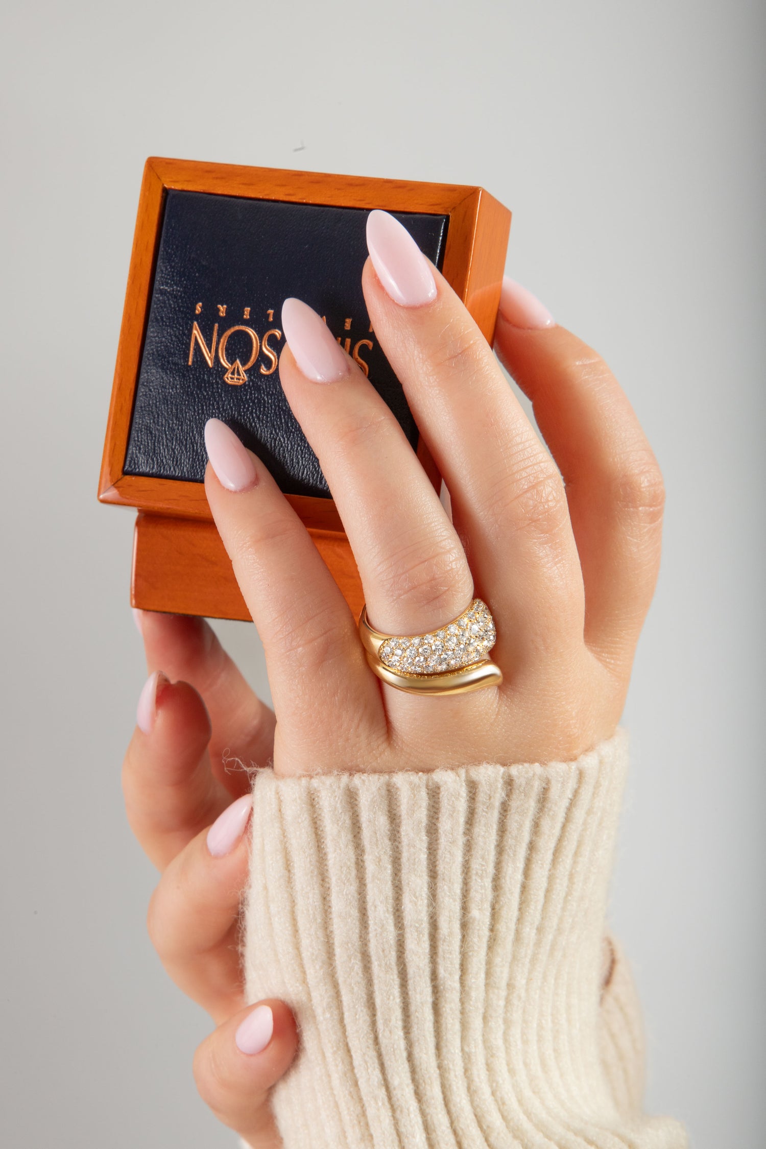 Pavé Diamond Wrap Ring