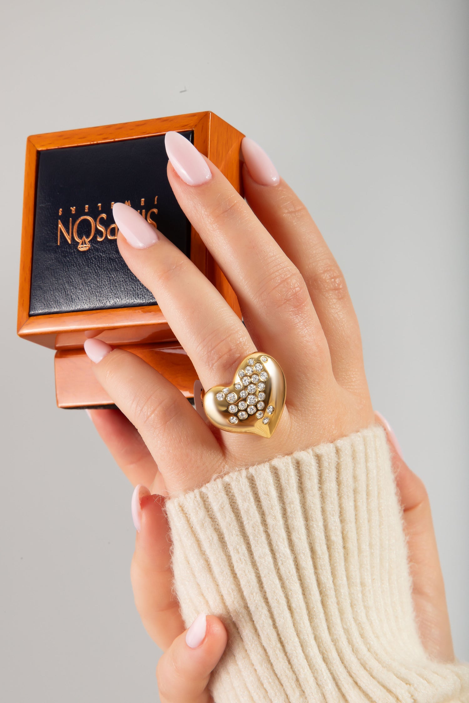 Diamond Heart Ring