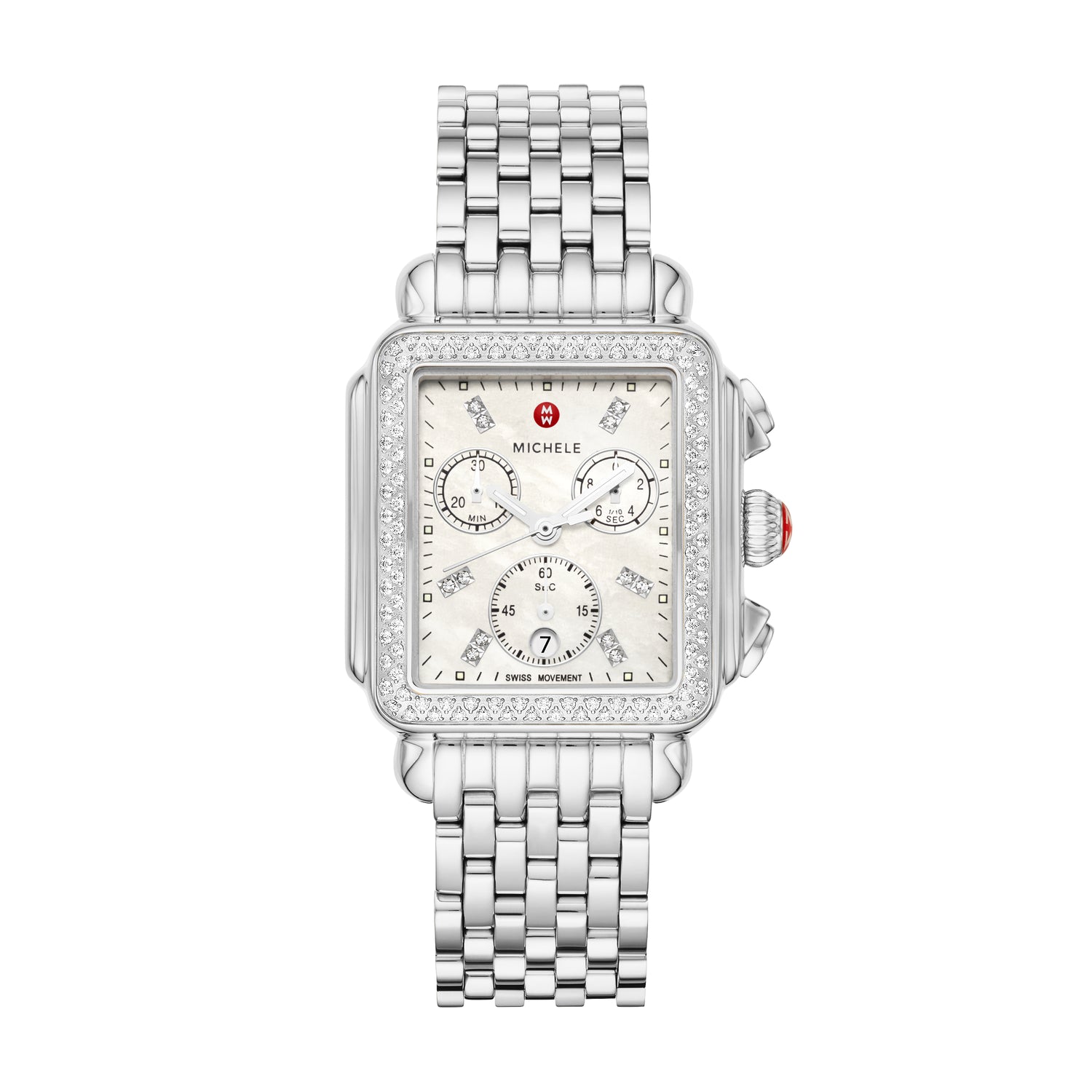 Deco Stainless Diamond Watch