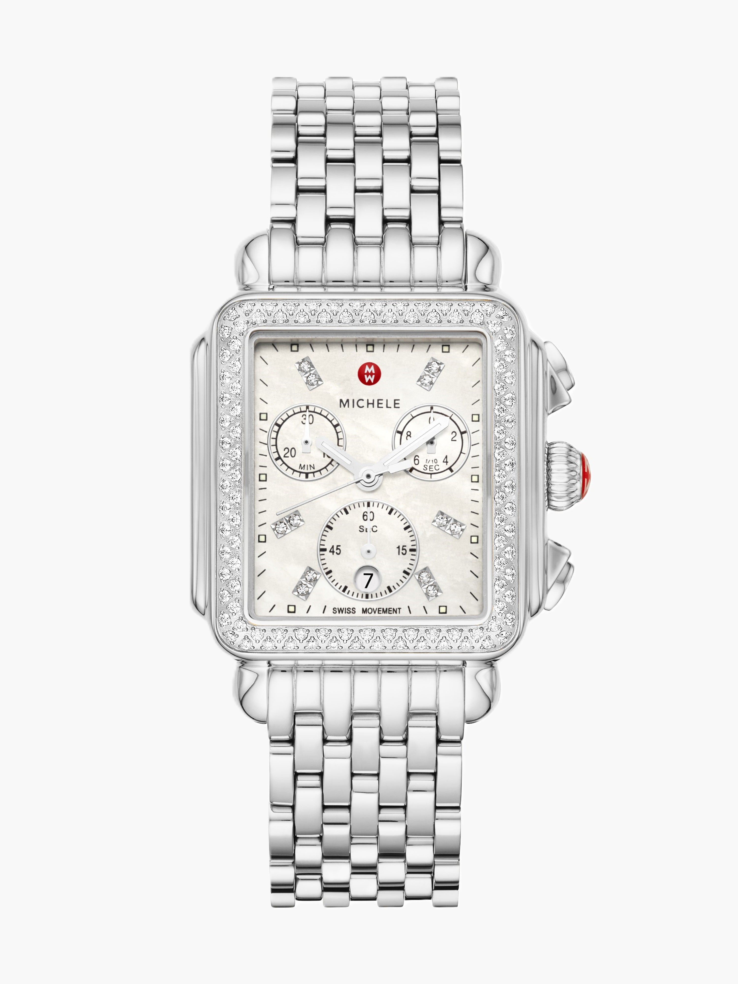 Deco Stainless Diamond Watch