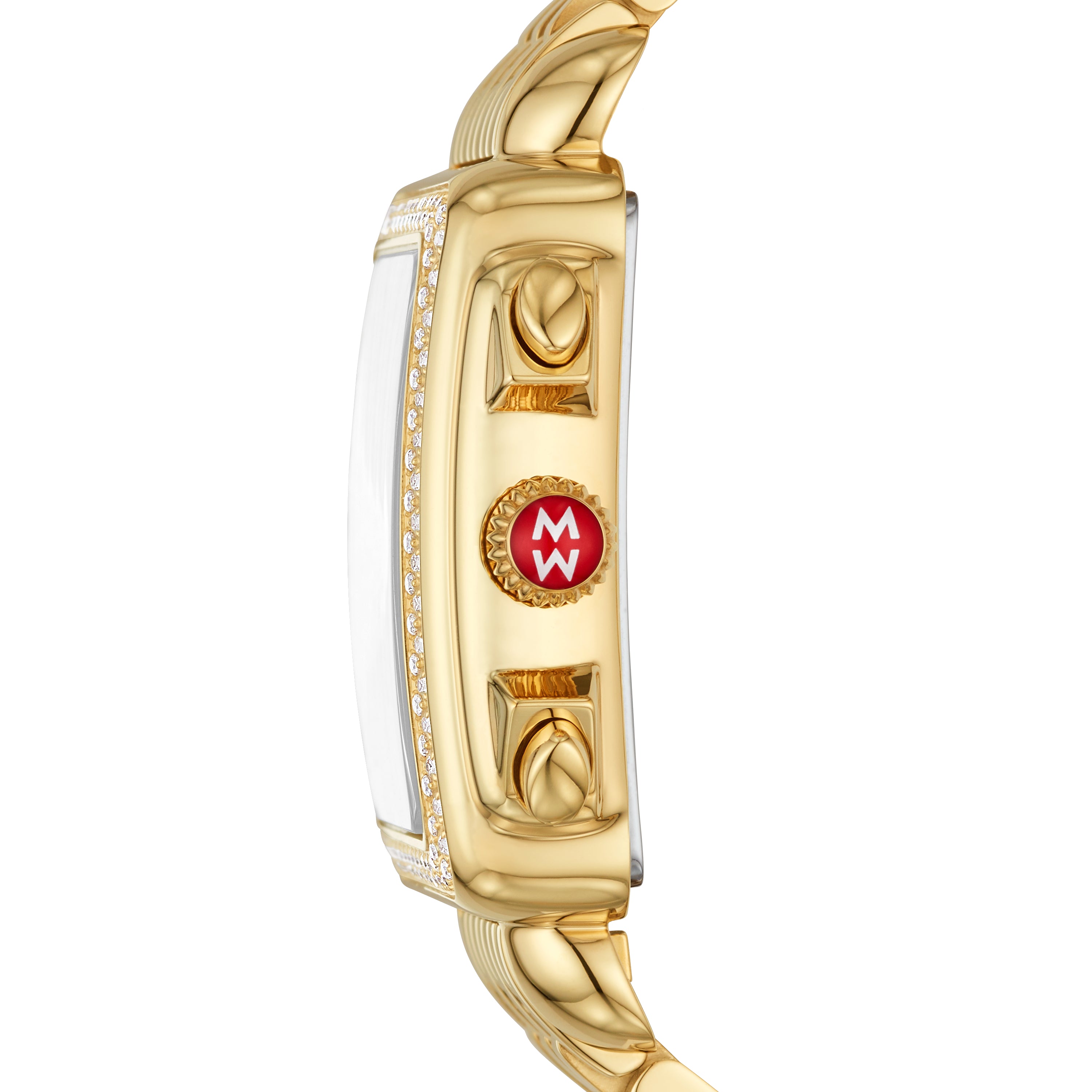 Deco 18k Gold Diamond Watch