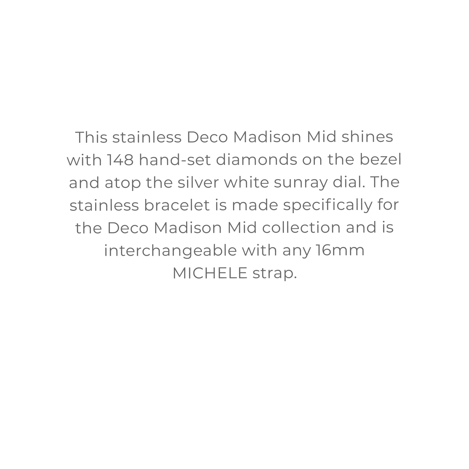 Deco Madison Mid Stainless Diamond Watch