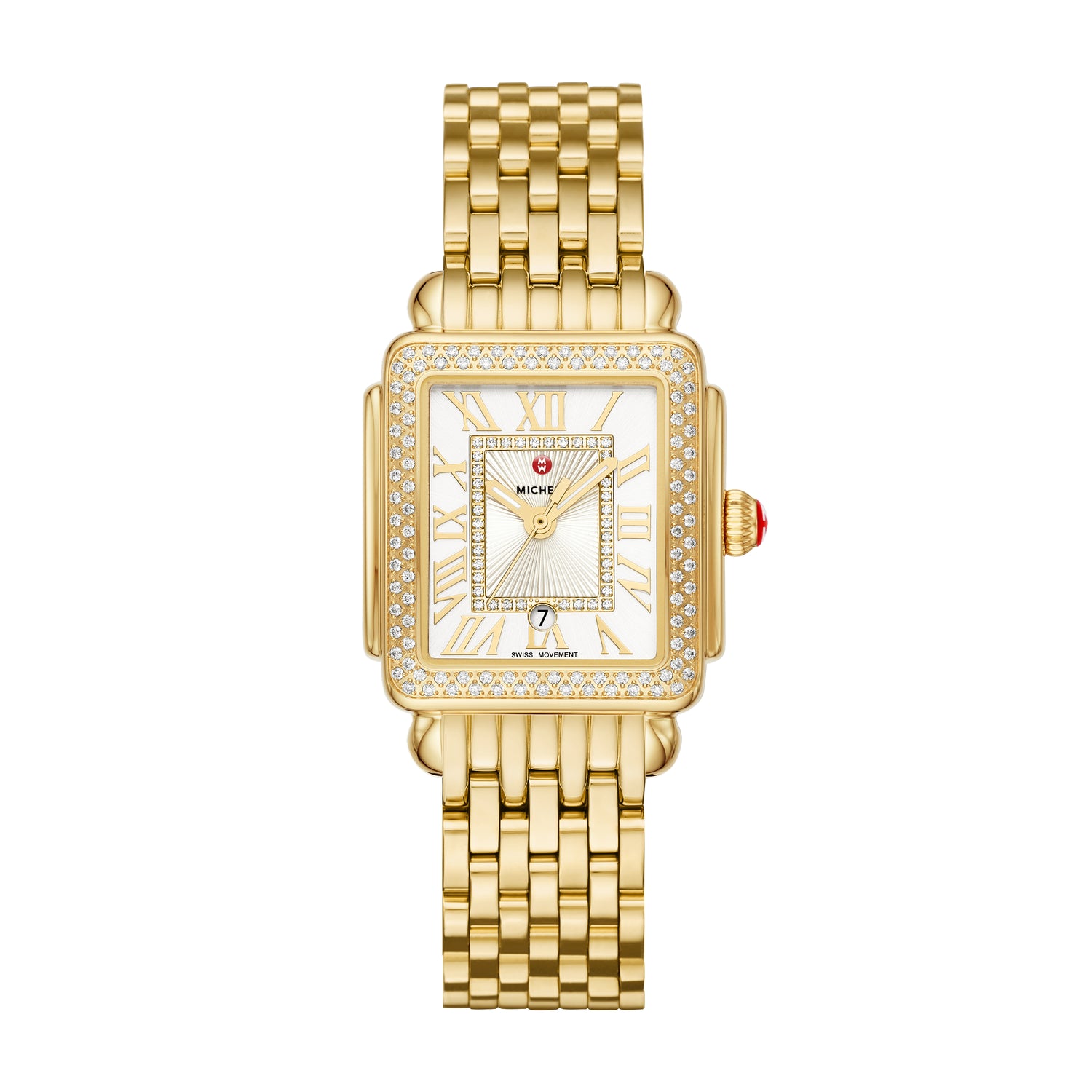 Deco Madison Mid 18K Gold Diamond Watch