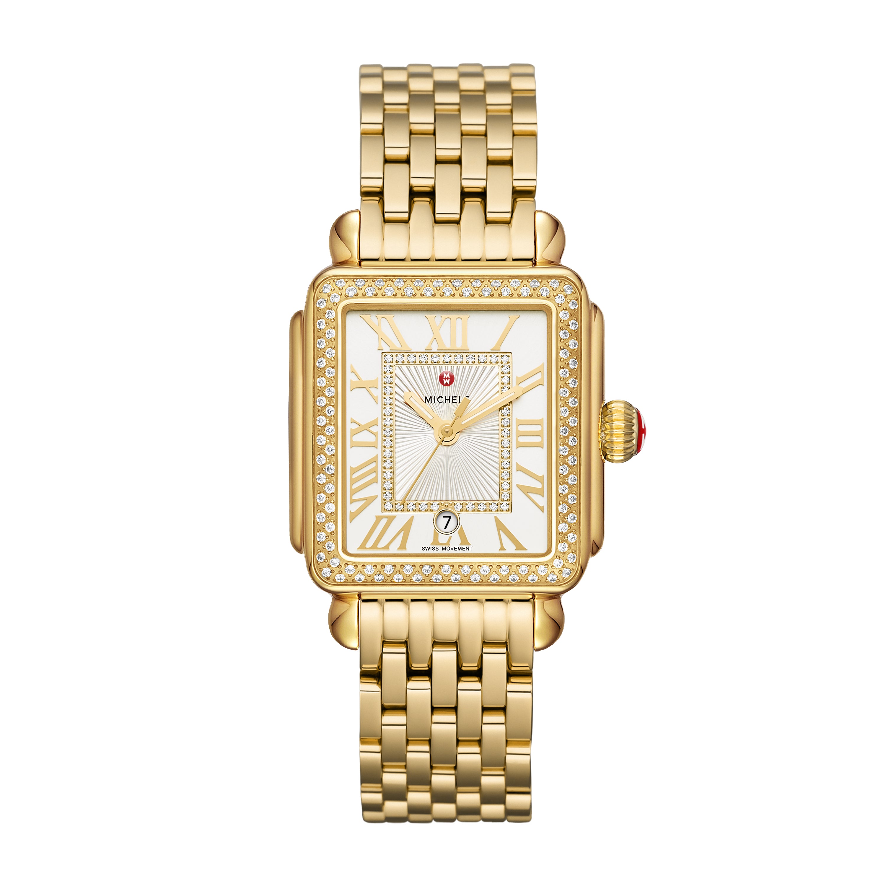 Deco Madison 18K Gold Diamond Watch