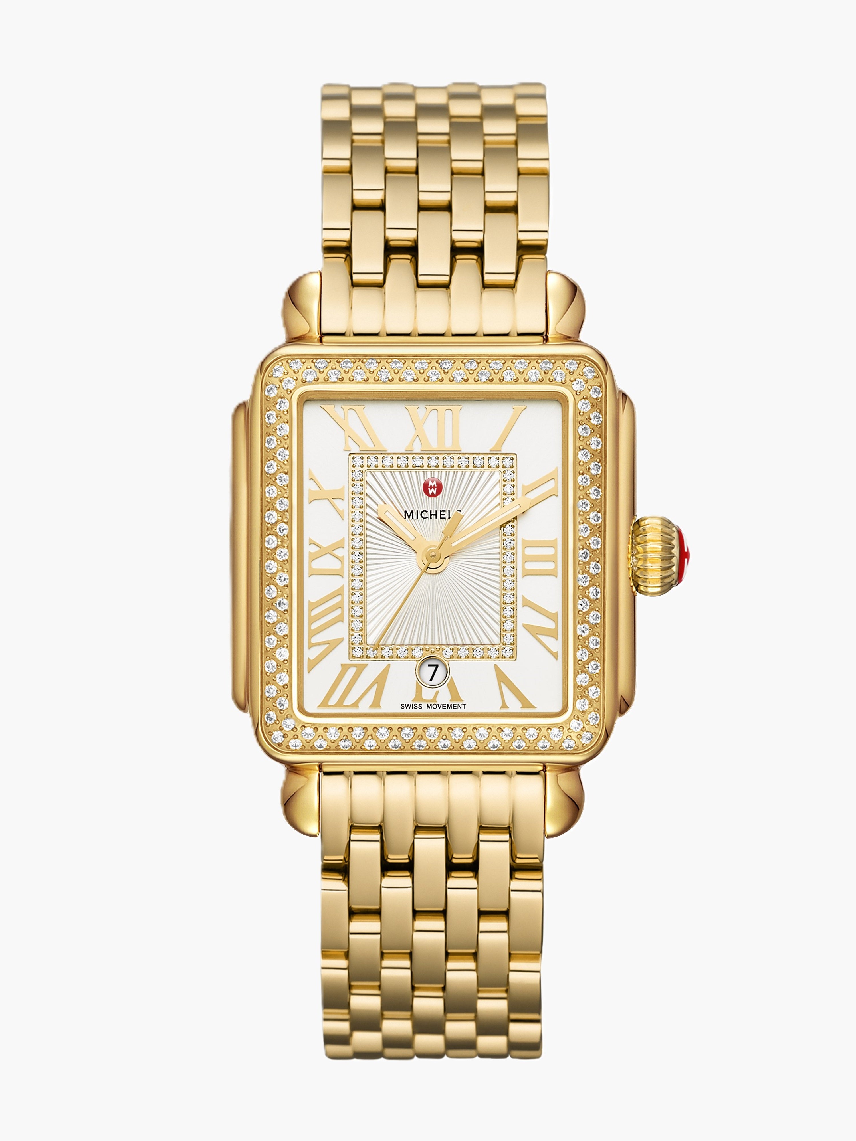 Deco Madison 18K Gold Diamond Watch