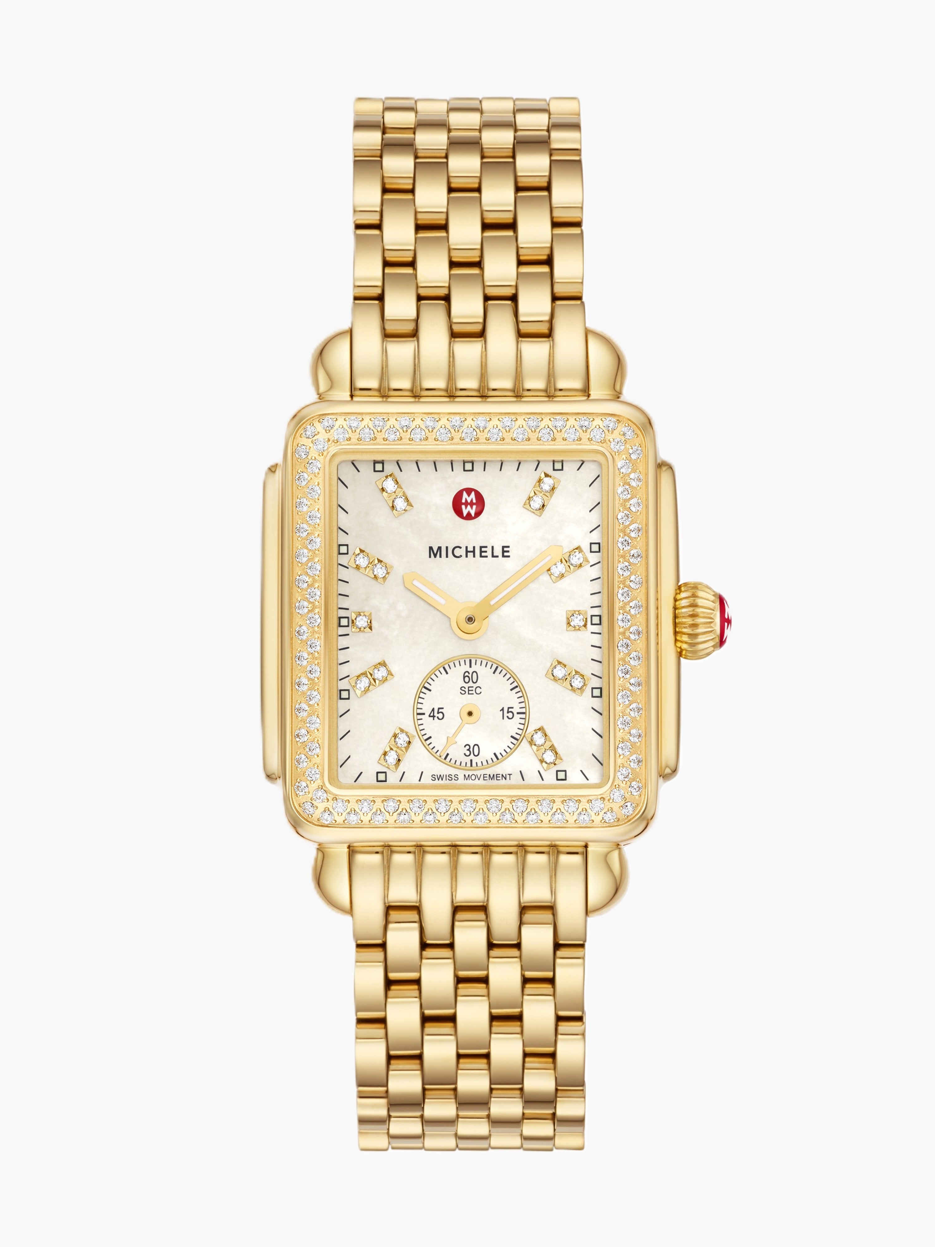 Deco Mid Gold Diamond Stainless Steel Watch