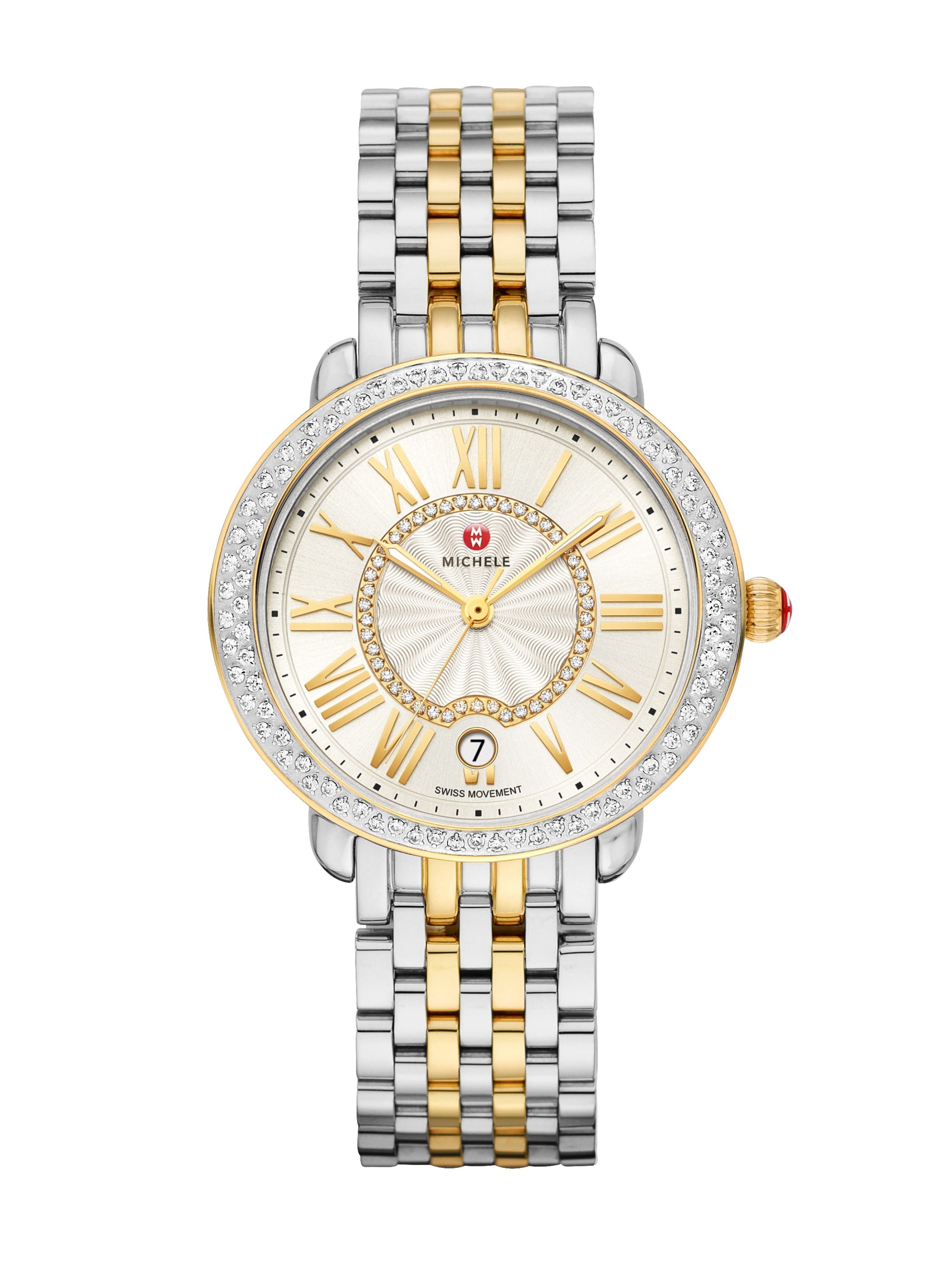 Serein Mid Two-Tone 18K Gold Diamond Watch