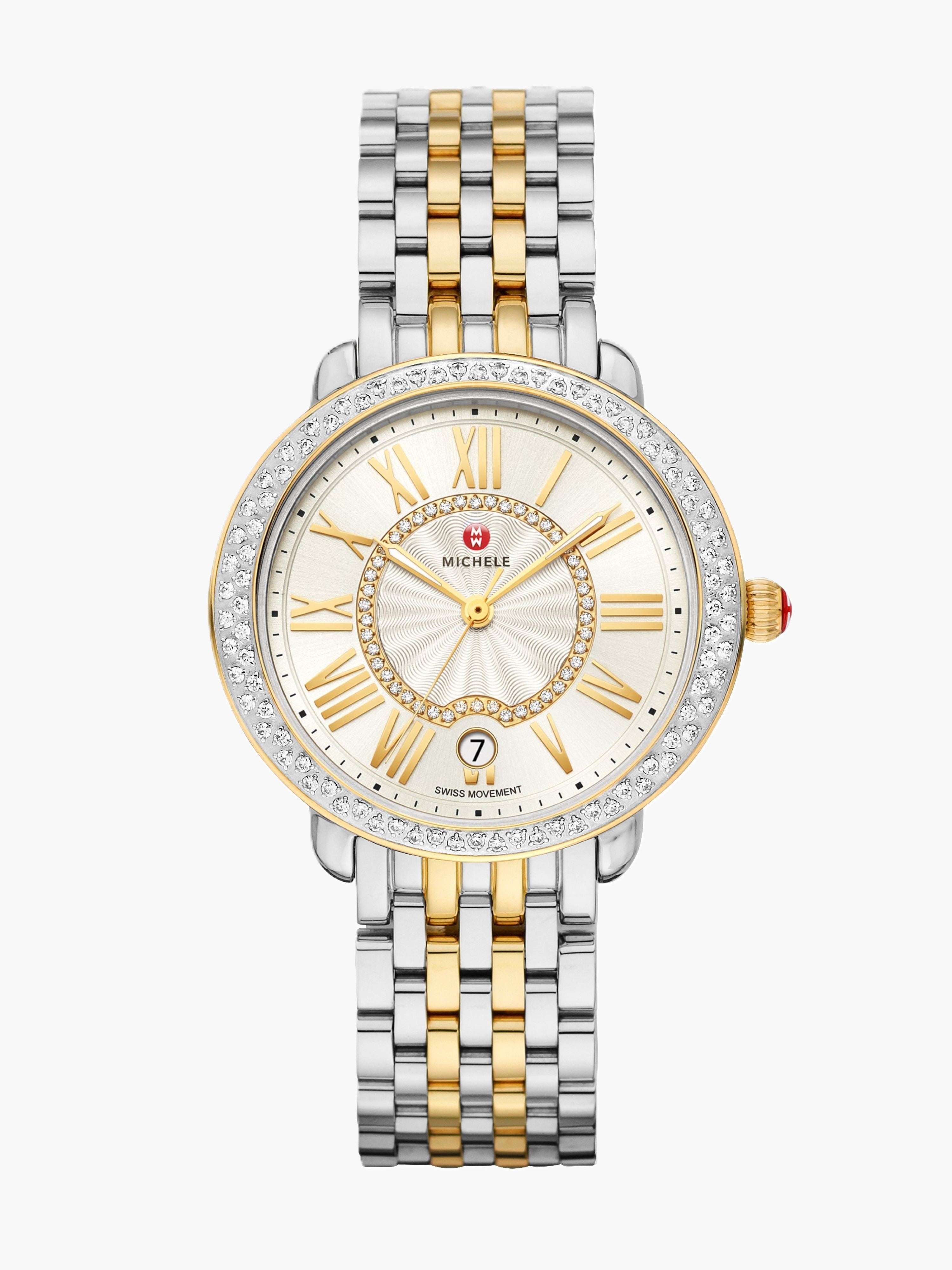 Serein Mid Two-Tone 18K Gold Diamond Watch