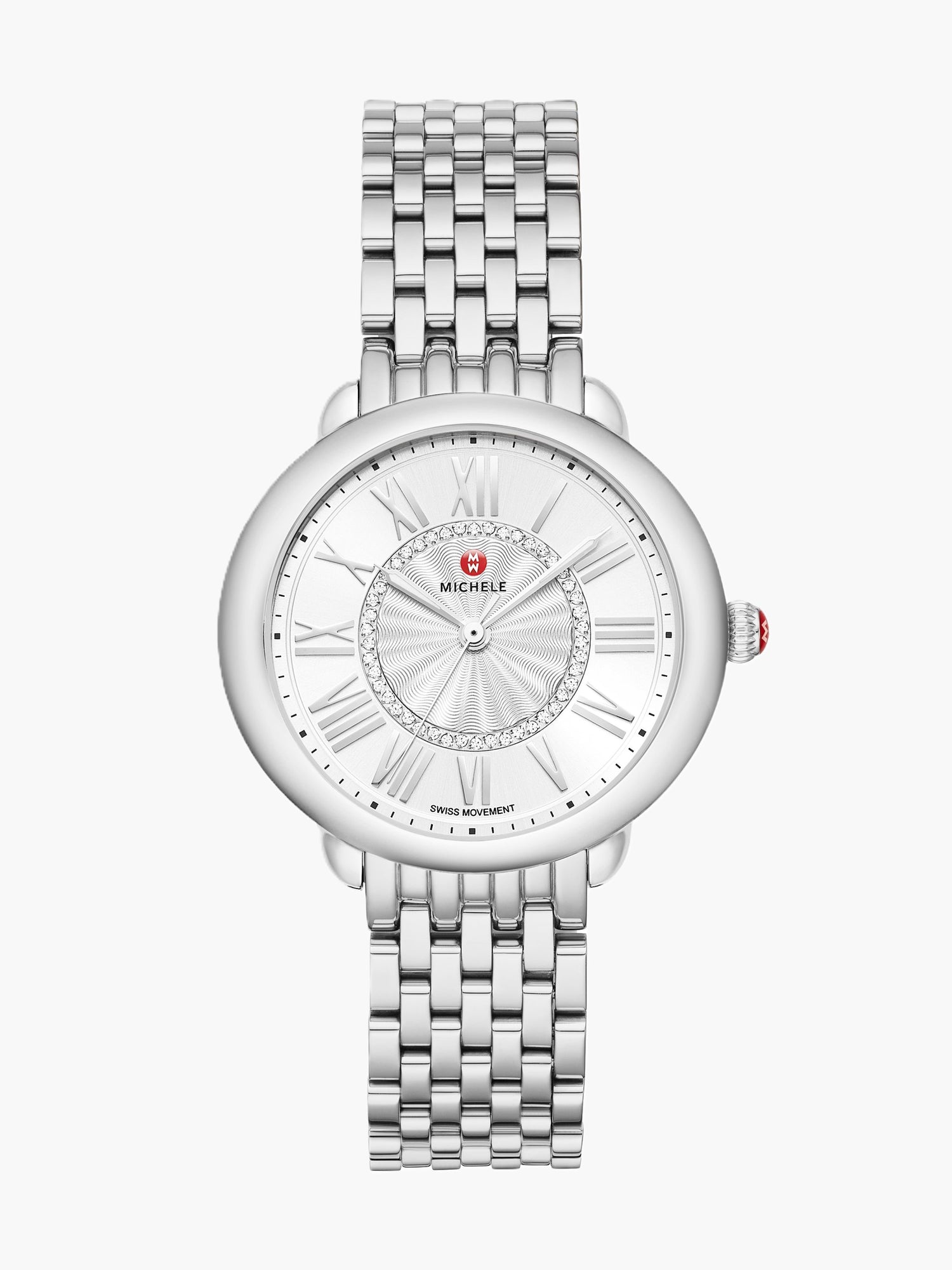 Serein Mid Stainless Diamond Dial Watch