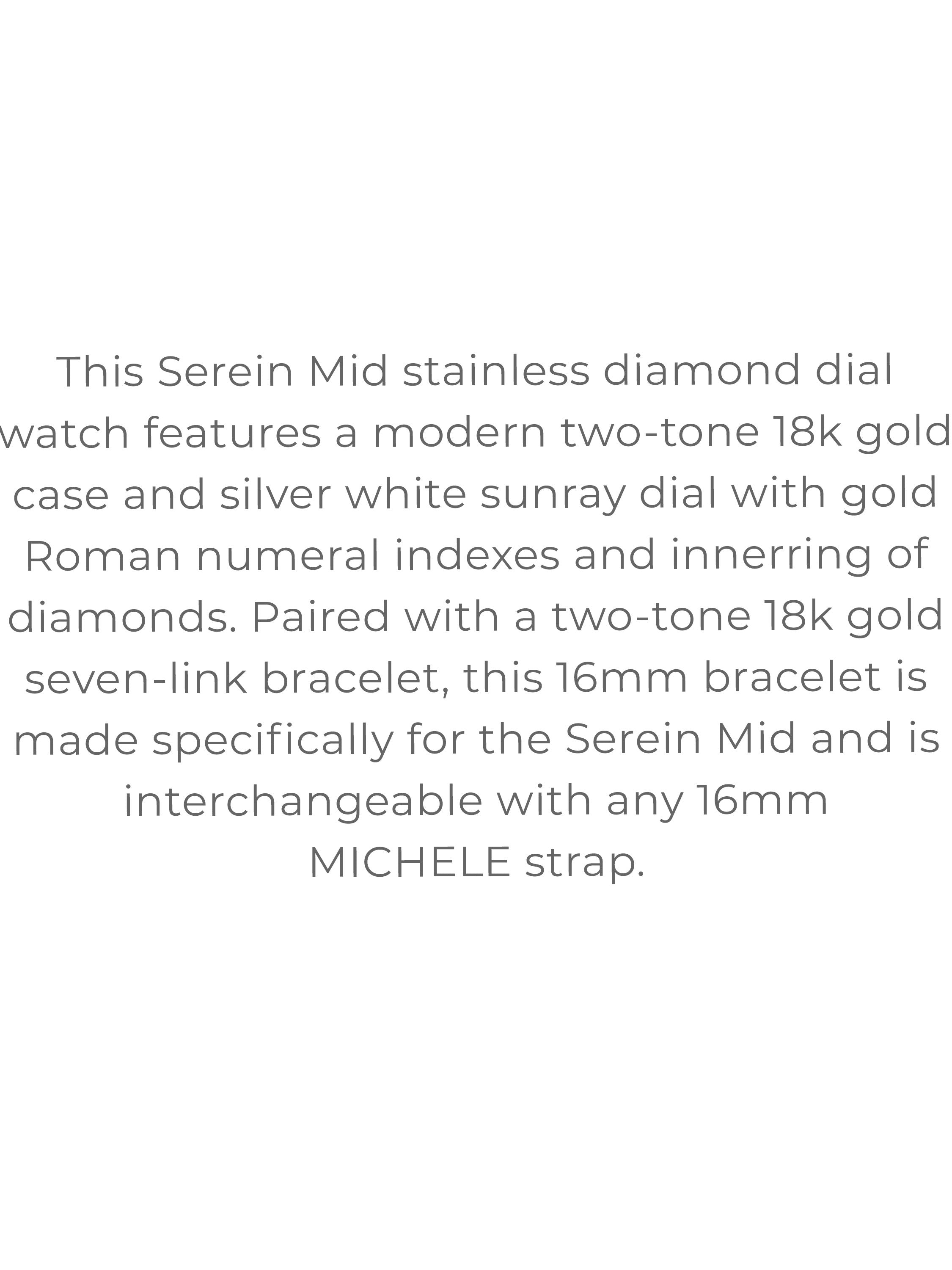 Serein Mid Two-Tone 18K Gold Diamond Dial Watch