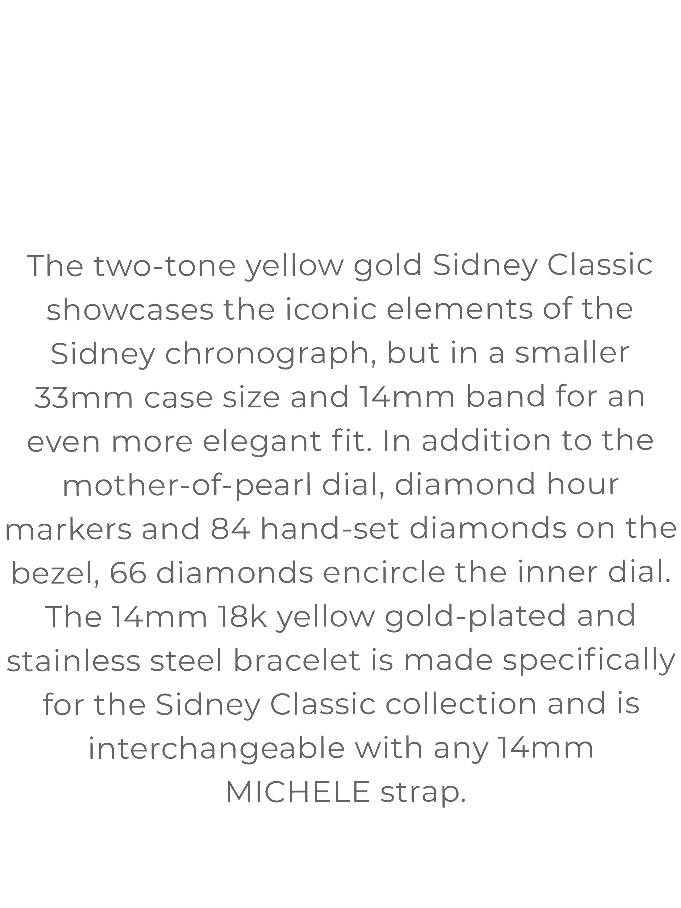 Sidney Classic Two-Tone Diamond Watch