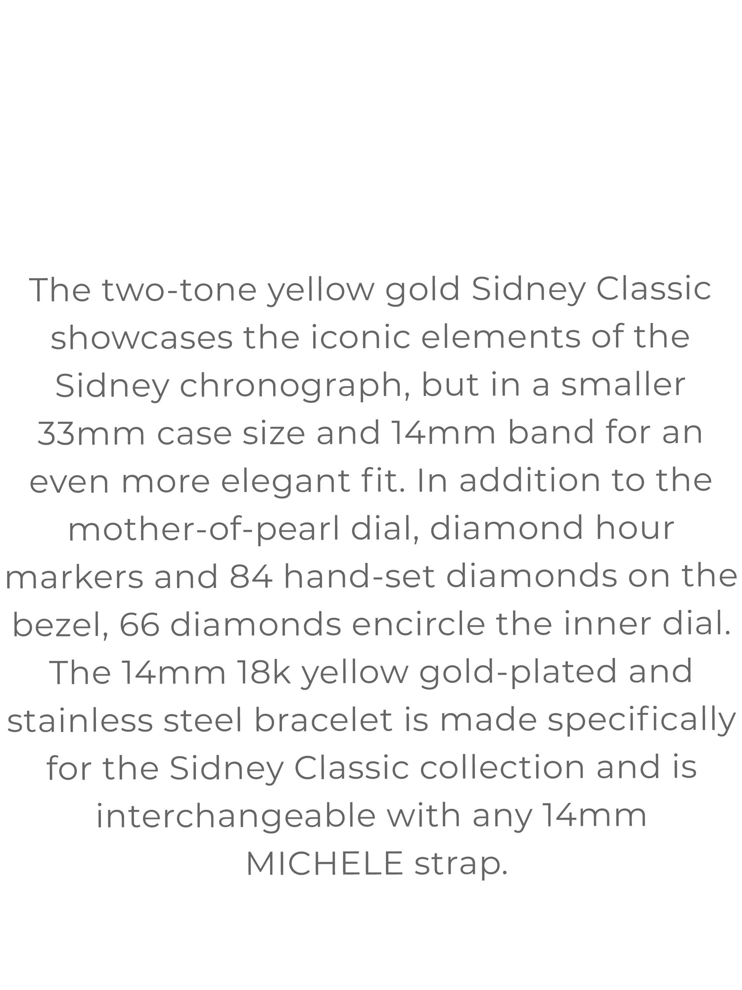 Sidney Classic Two-Tone Diamond Watch