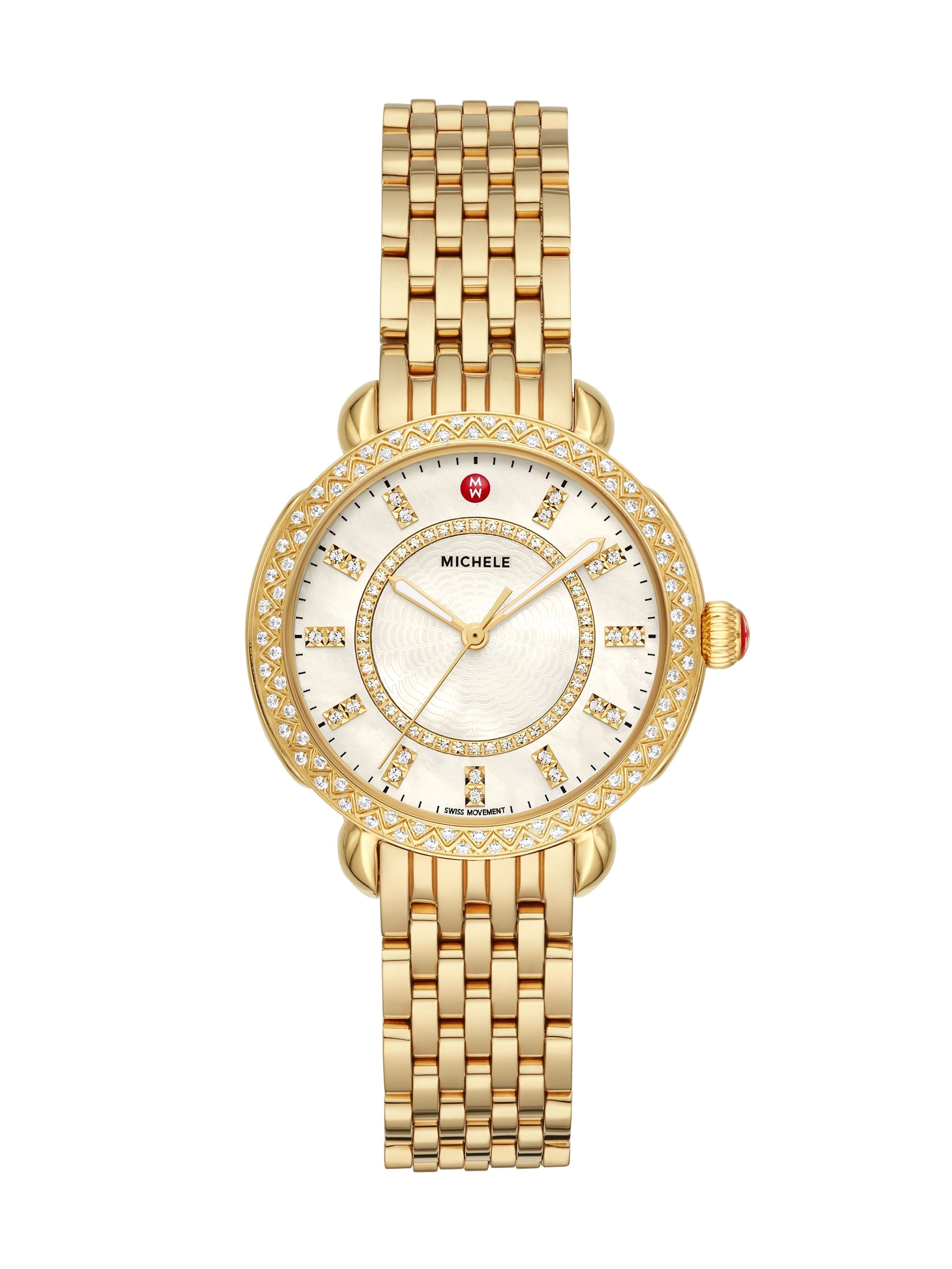 Sidney Classic 18K Gold Diamond Watch