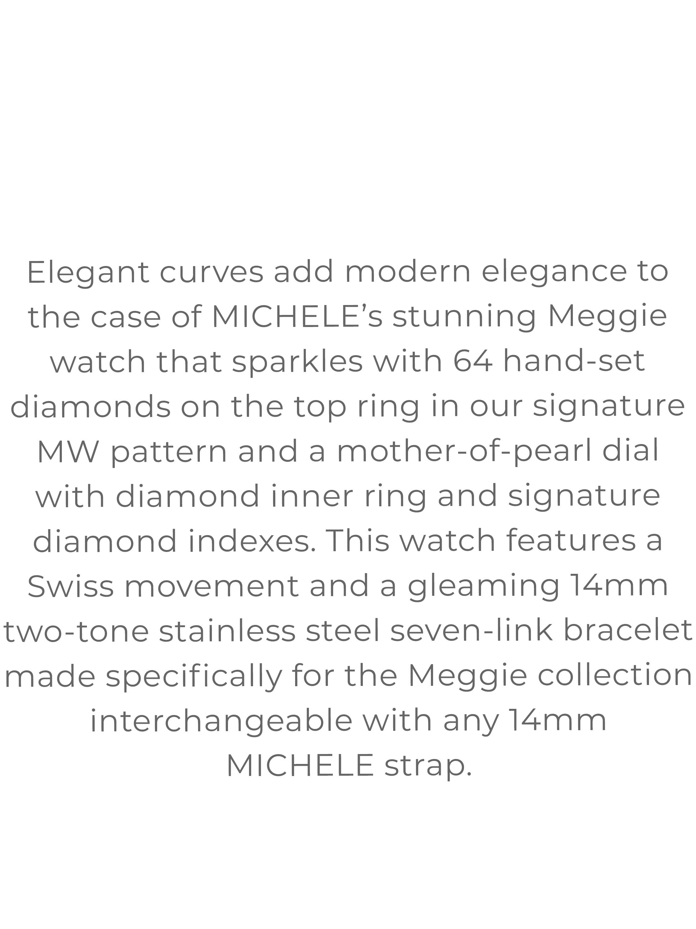 Meggie Two-Tone Diamond Stainless Steel Watch