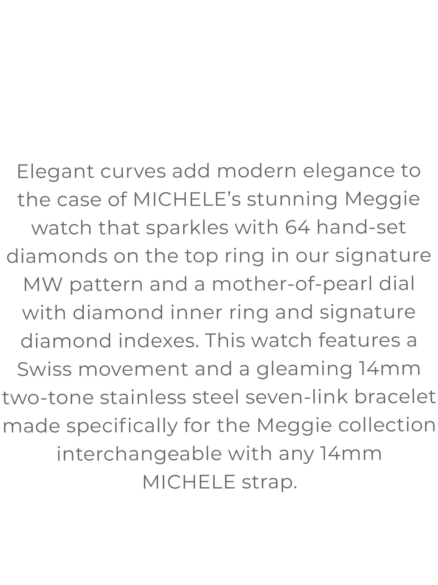 Meggie Two-Tone Diamond Stainless Steel Watch